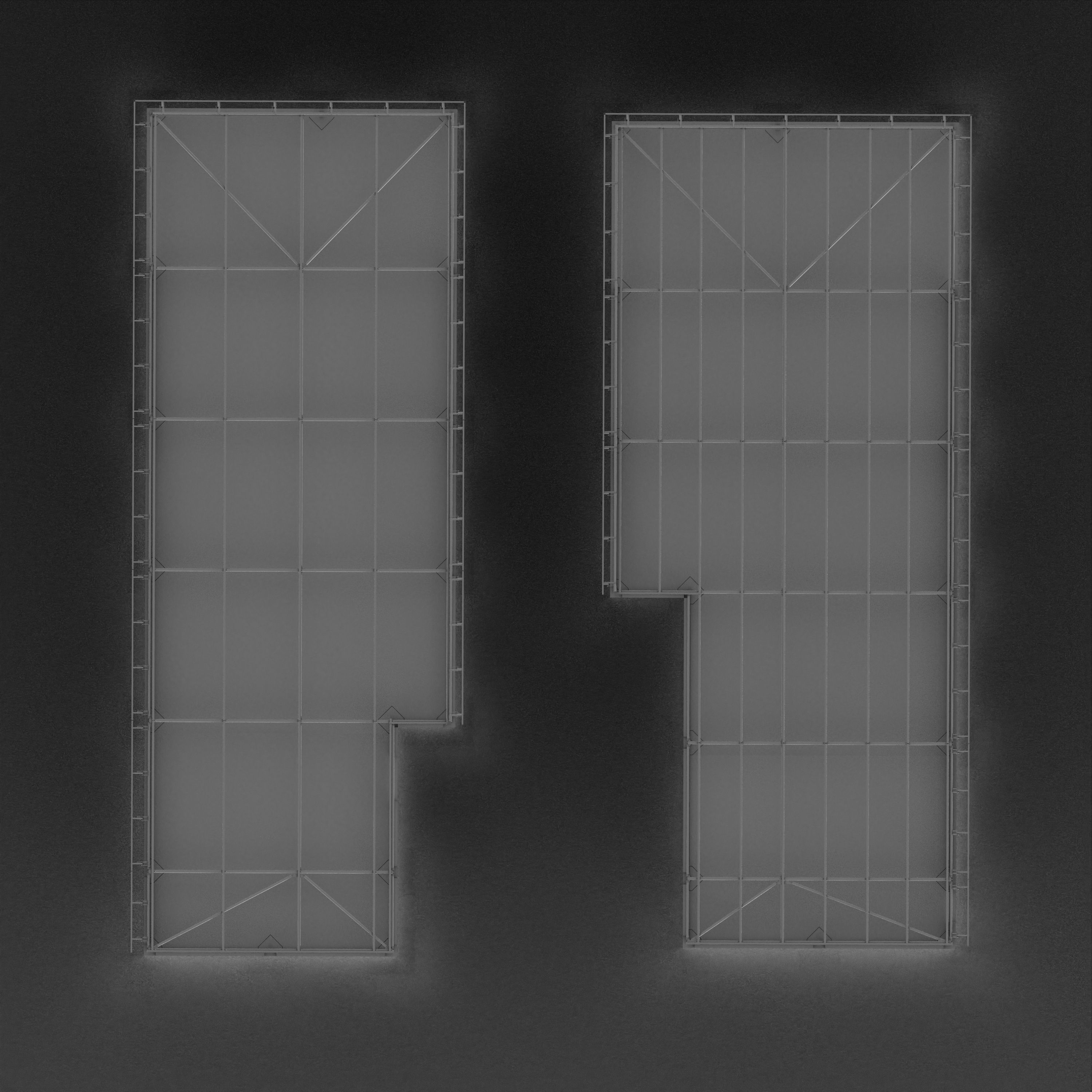 Metal construction 3D model_7