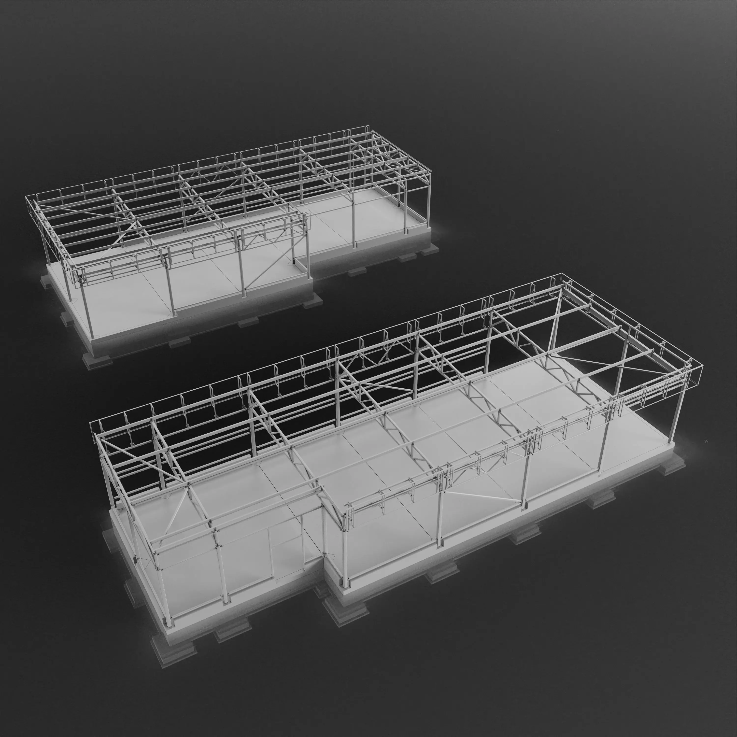 Metal construction 3D model_0