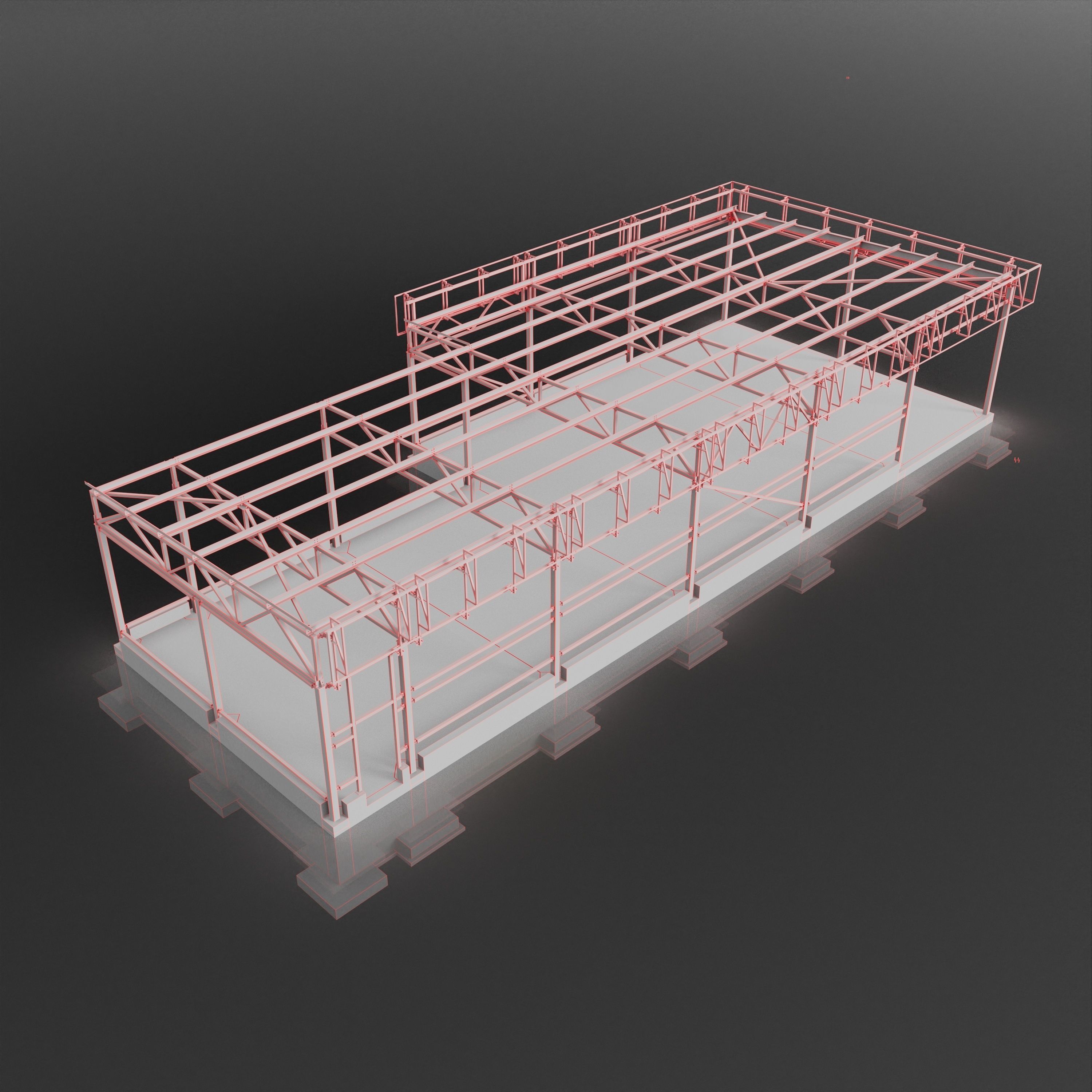 Metal construction 3D model_5