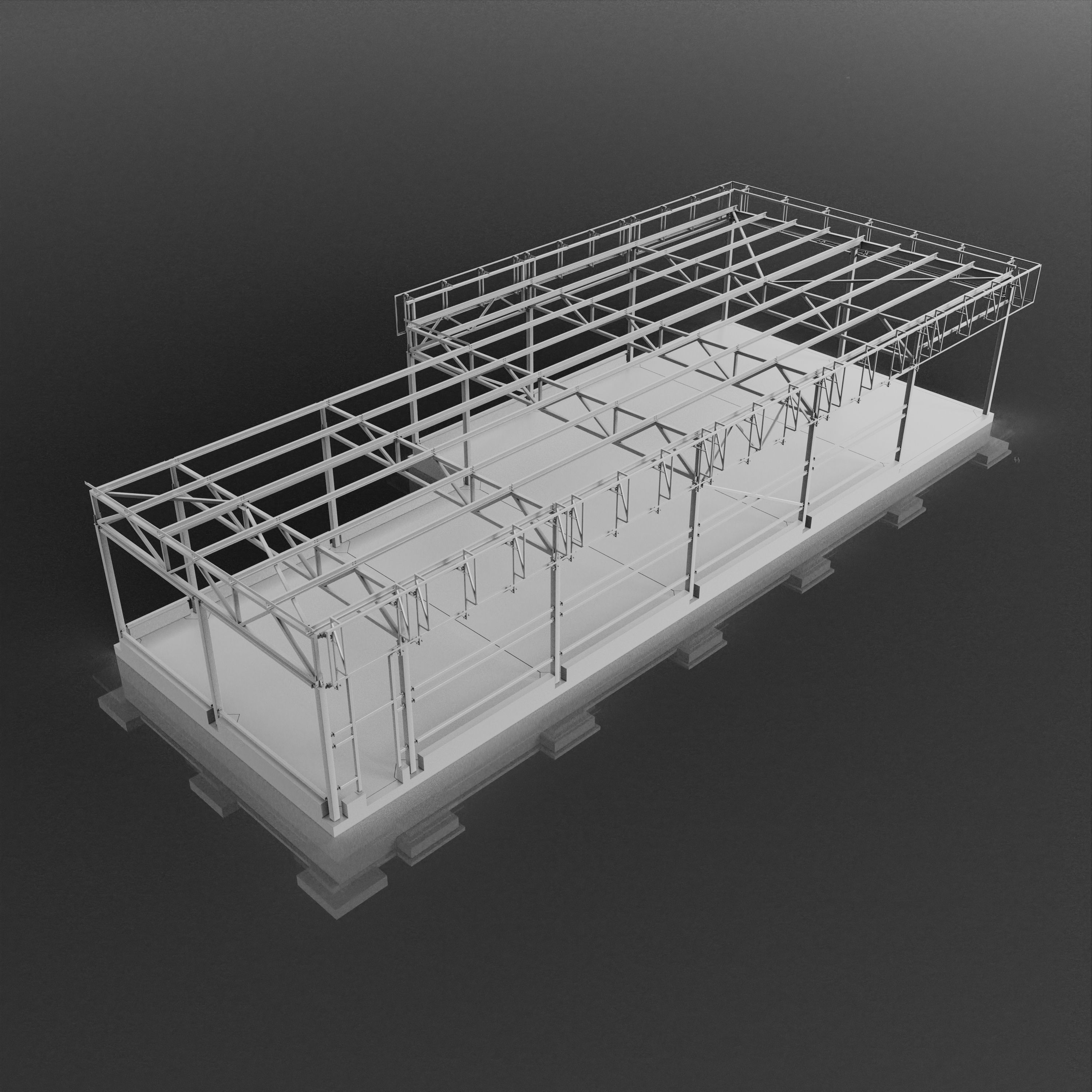 Metal construction 3D model_4