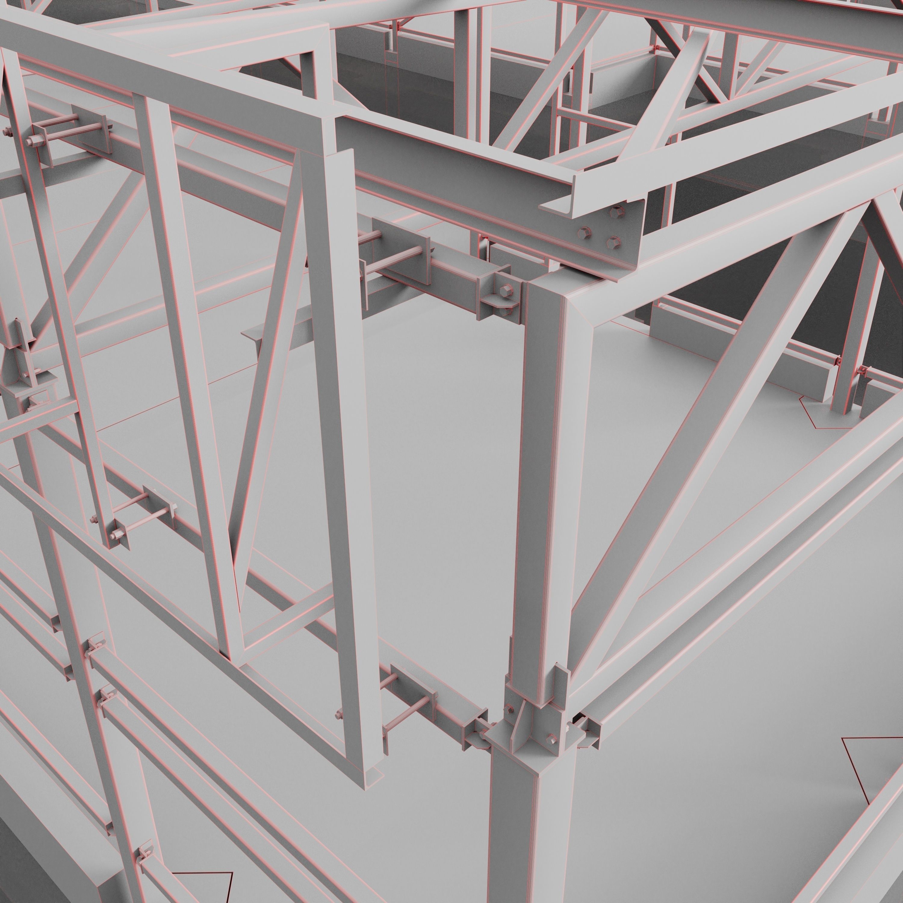 Metal construction 3D model_9