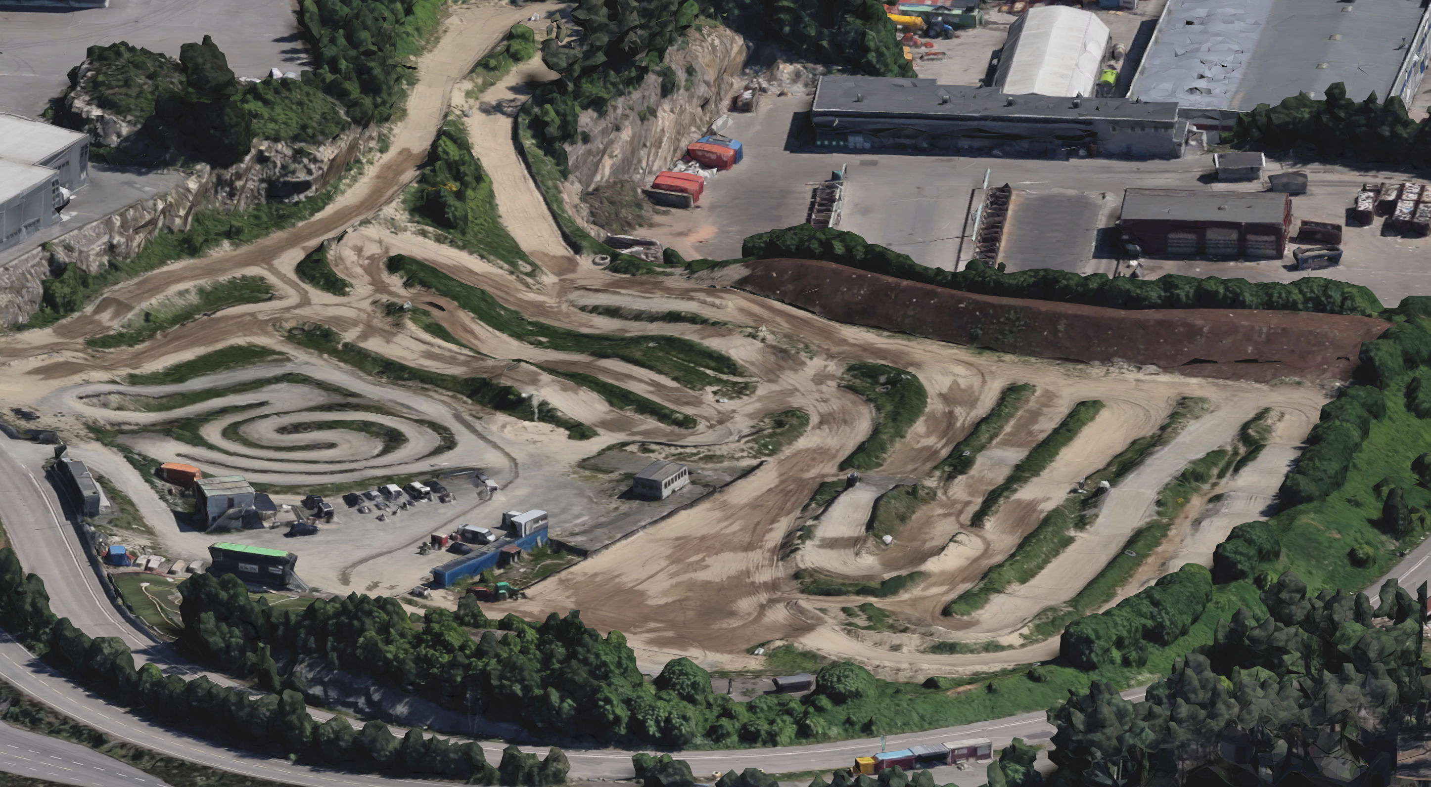 KristianSand Motocross track Photogrammetry Scan 3D model_3