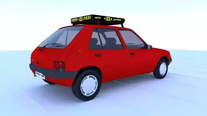 Moroccan taxi 3D model