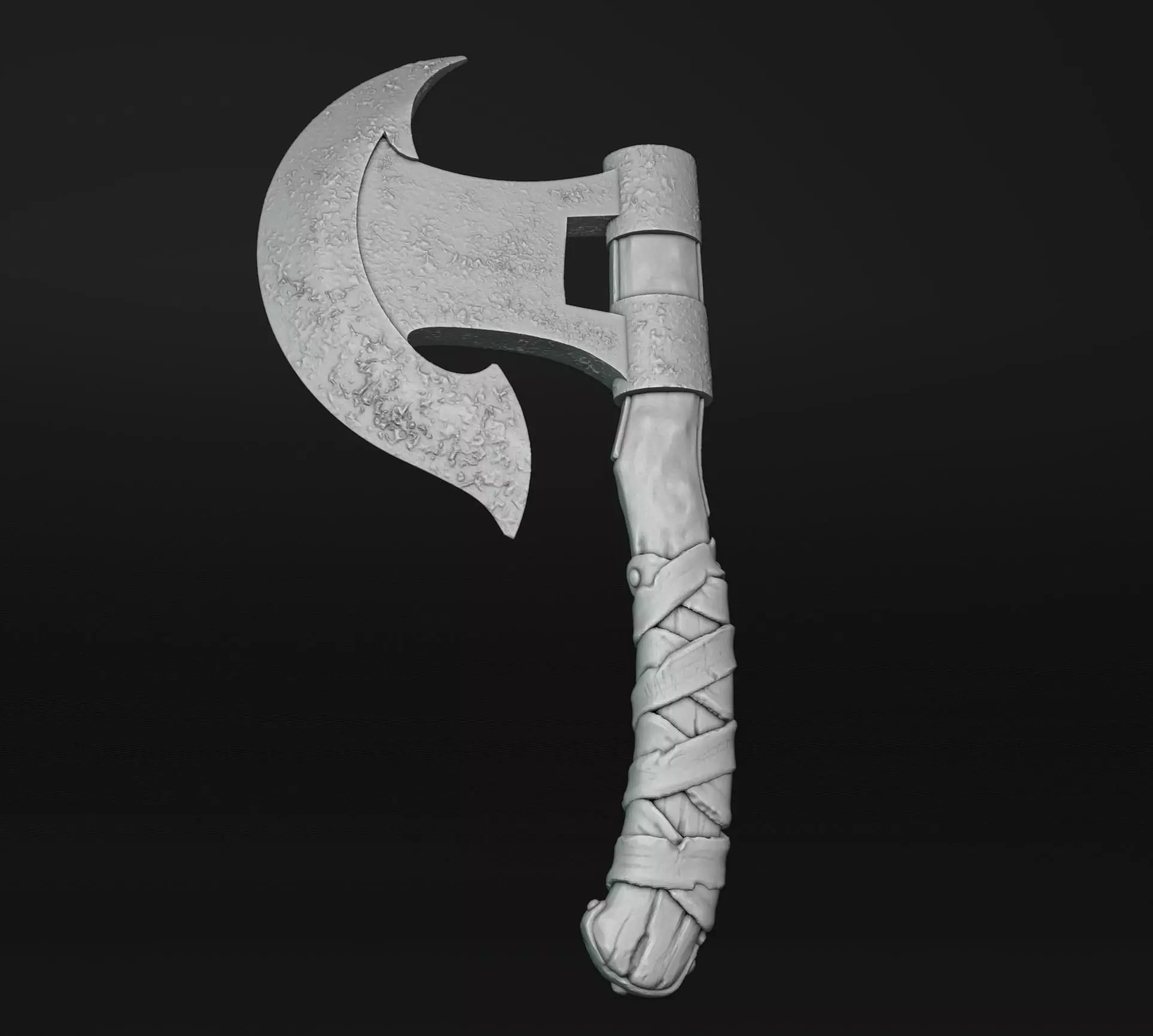 Viking Axe 6 3D print model_0
