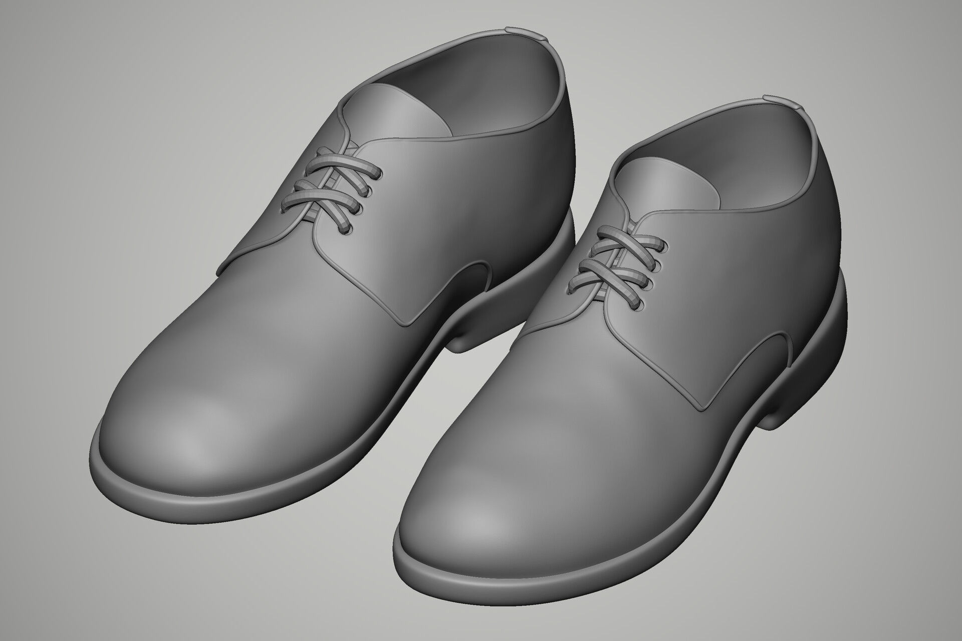 Game Ready Vintage Man Character Low-poly 3D model_8