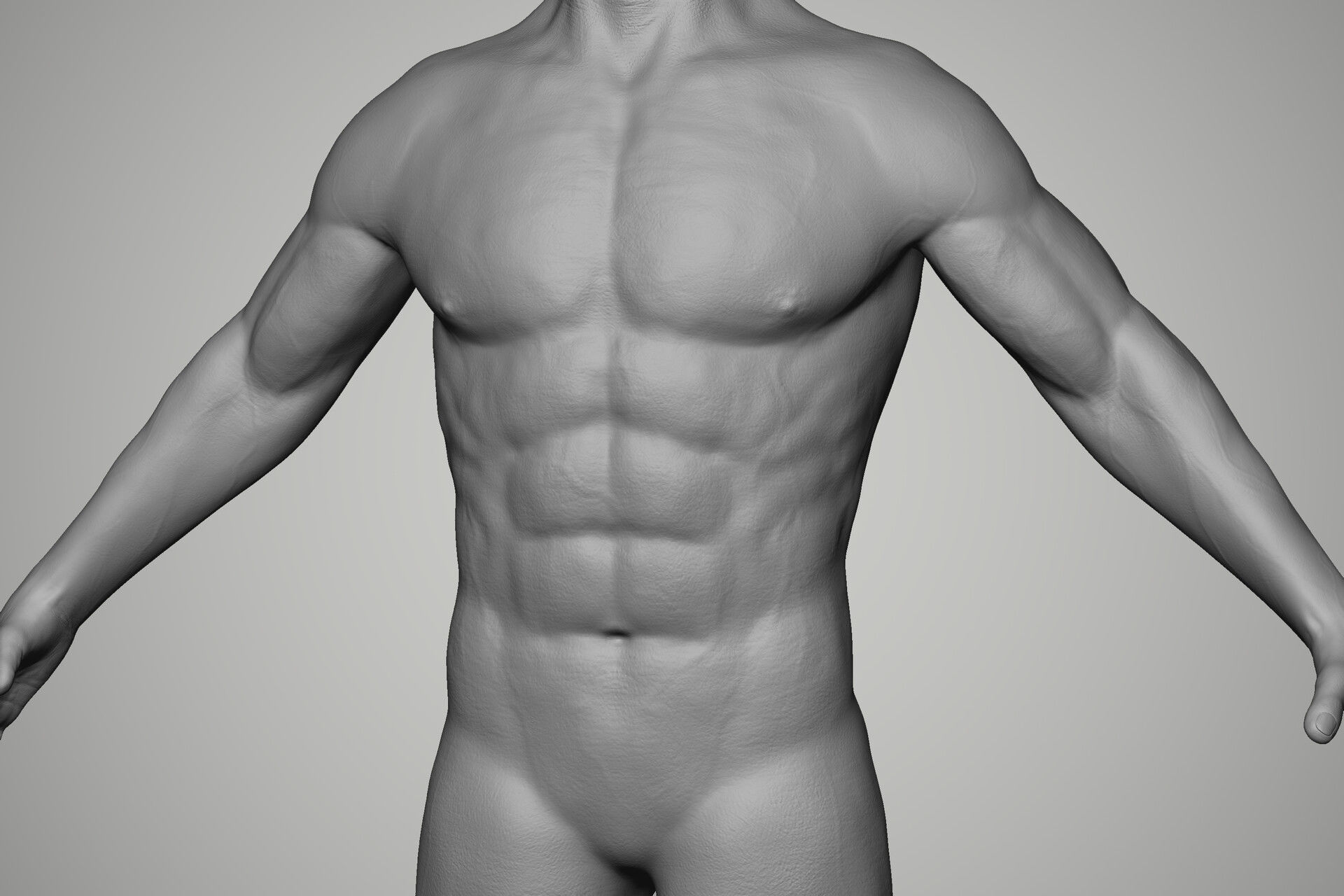 Game Ready Vintage Man Character Low-poly 3D model_10