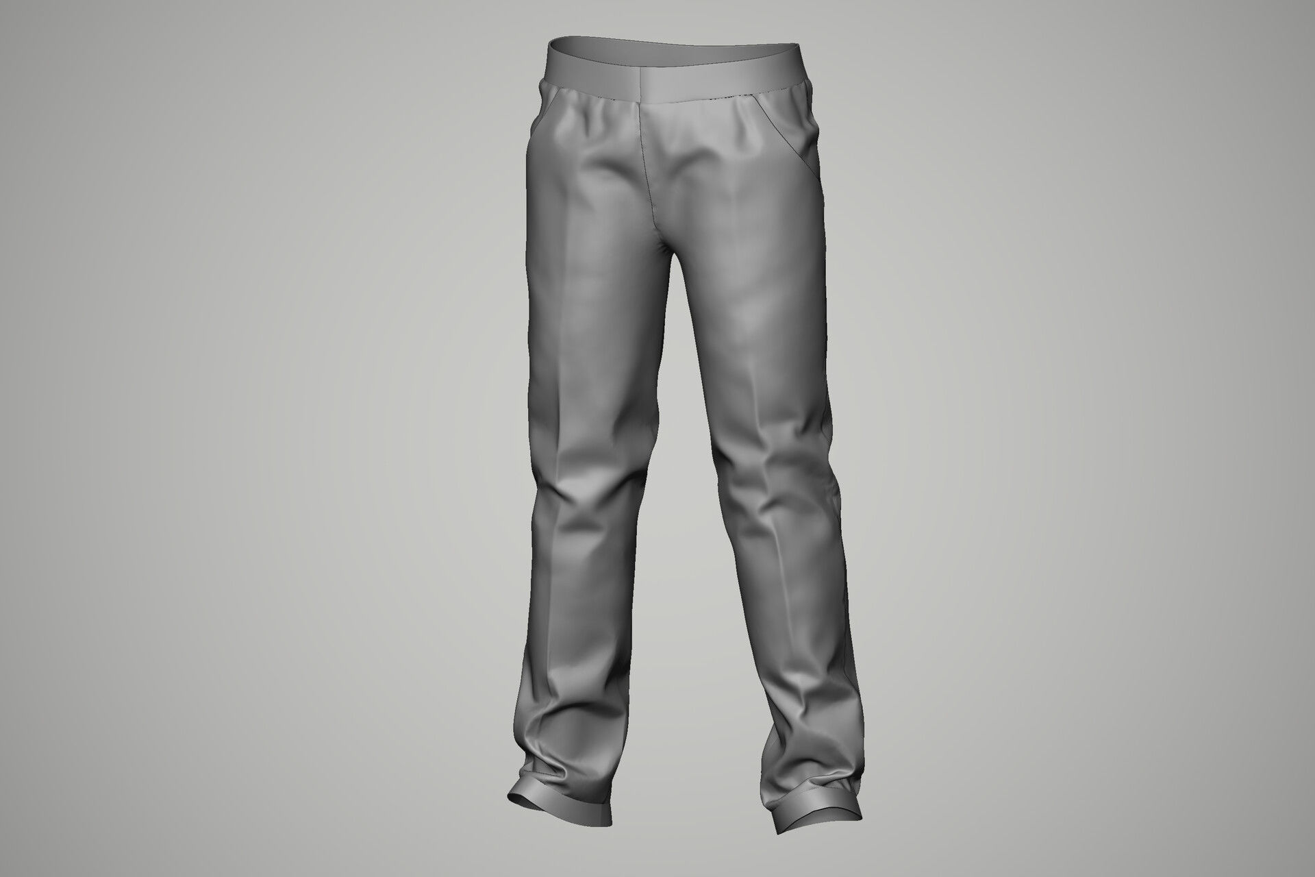 Game Ready Vintage Man Character Low-poly 3D model_7