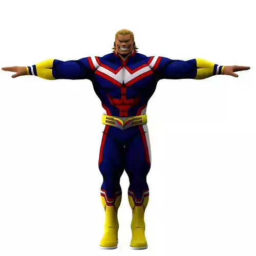 All Might 3D Model