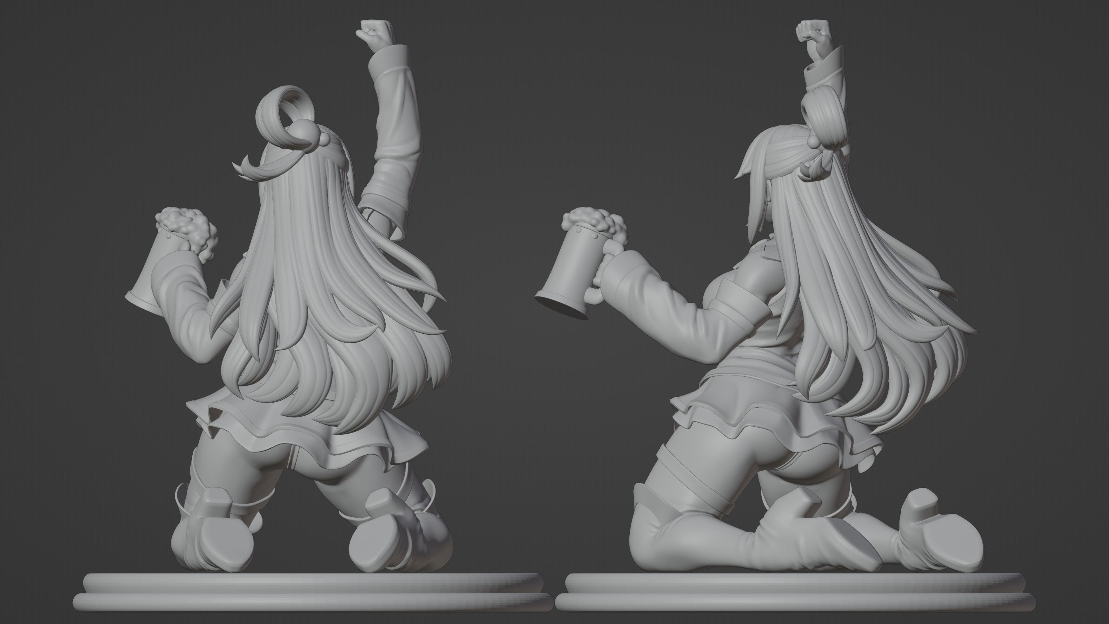 AQUA - KONOSUBA - 12CM 3D print model_6