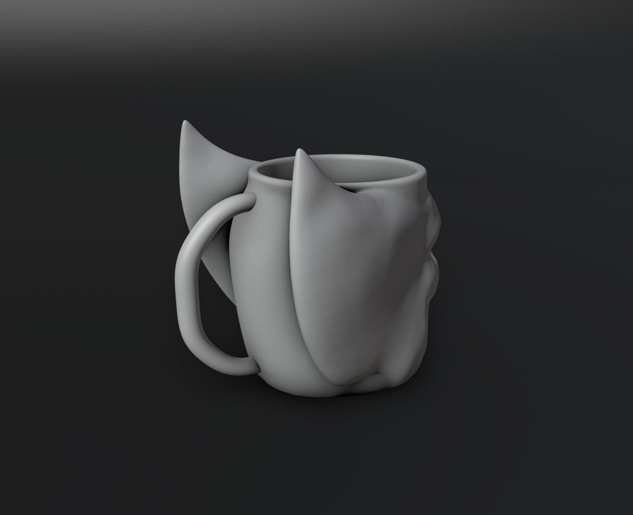 Wolverine Mug 3D print model_2