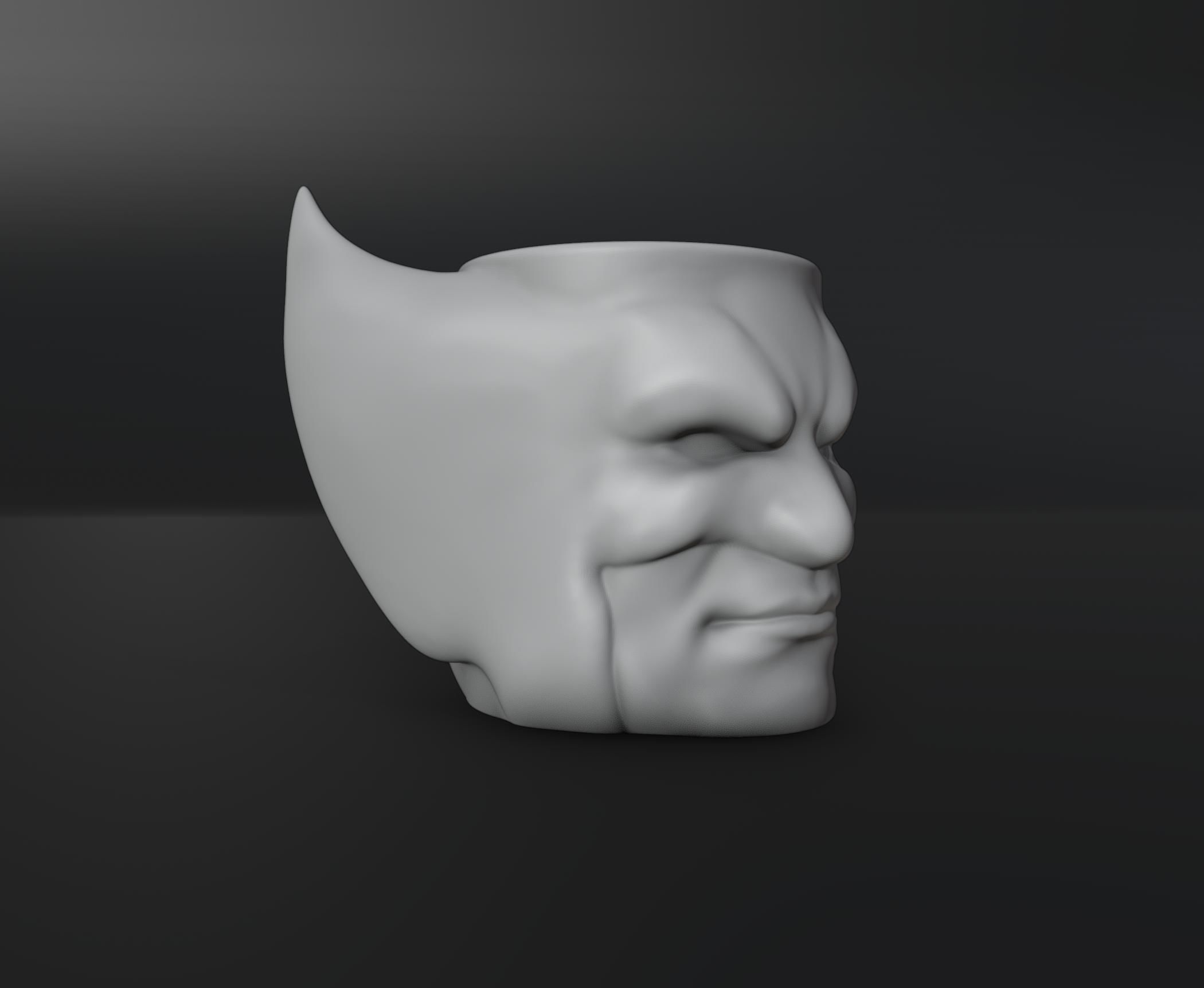 Wolverine Mug 3D print model_3