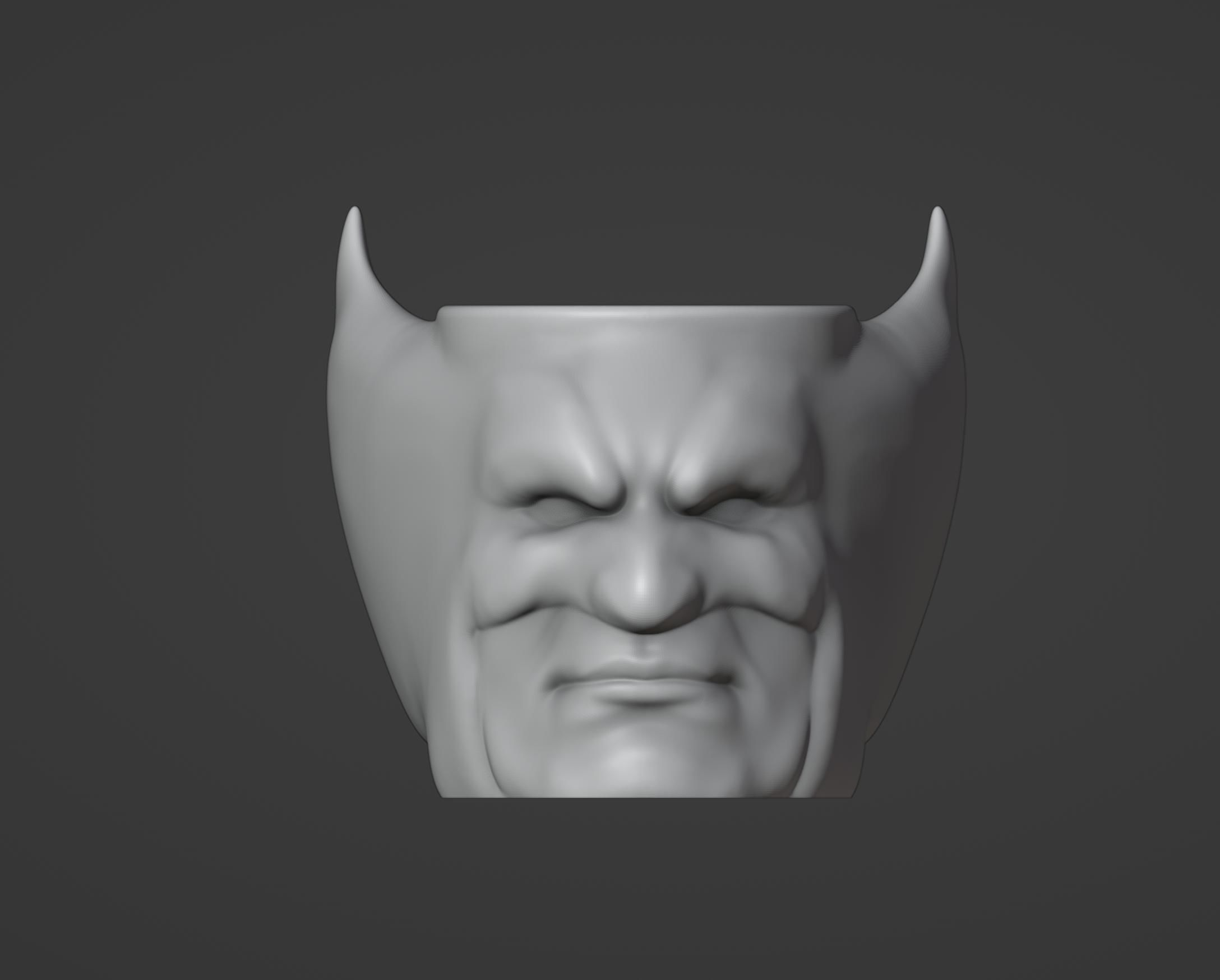 Wolverine Mug 3D print model_4