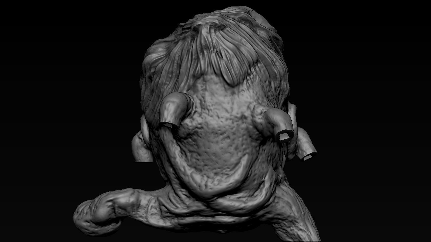 3D PRINTABLE THE THING NORRIS SPIDER HEAD 3D print model_17