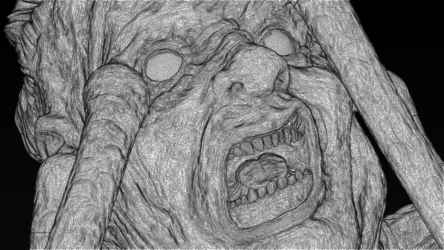 3D PRINTABLE THE THING NORRIS SPIDER HEAD 3D print model_19