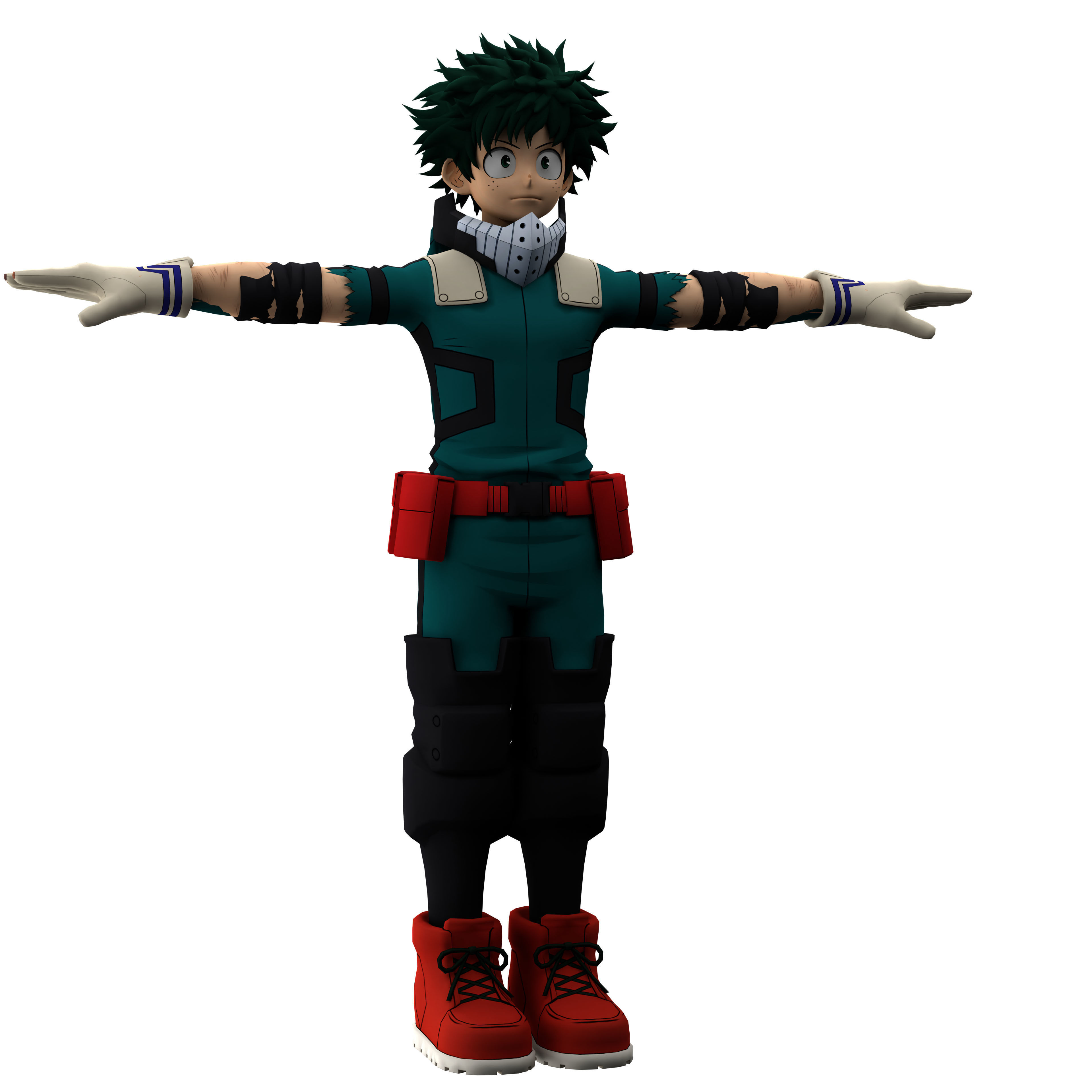 Izuku Midoriya 3D model_1