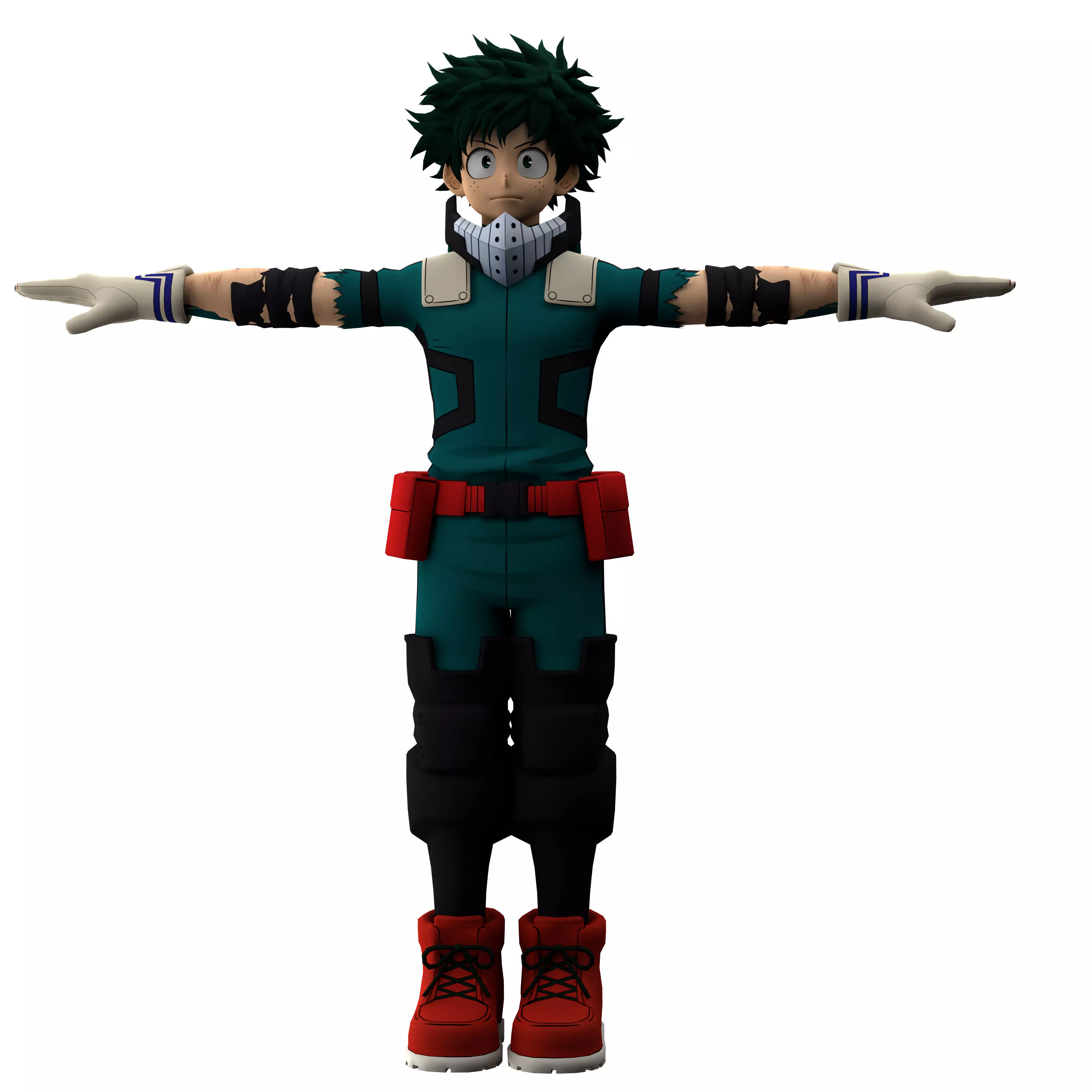 Izuku Midoriya 3D model_0