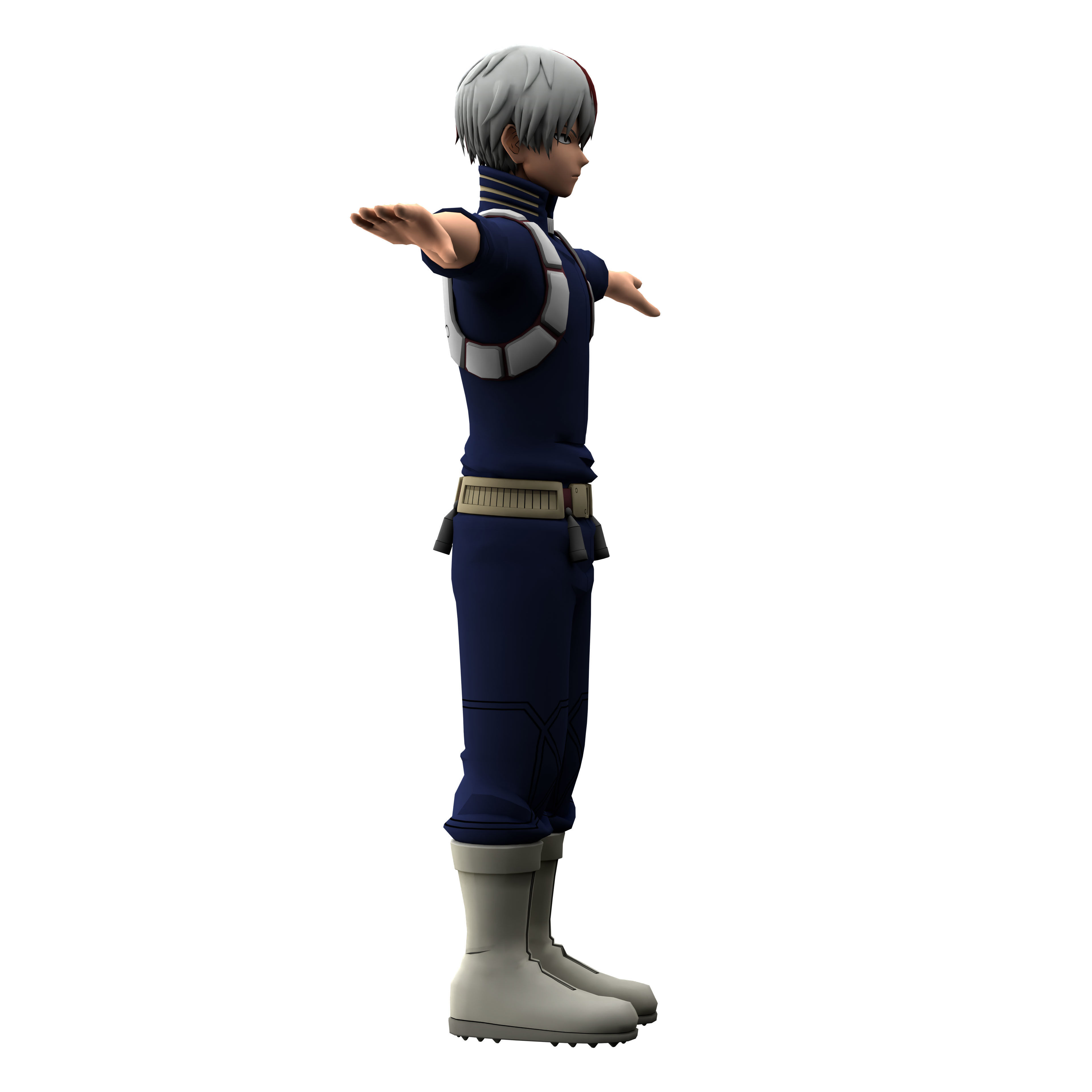 Shoto Todoroki 3D model_4