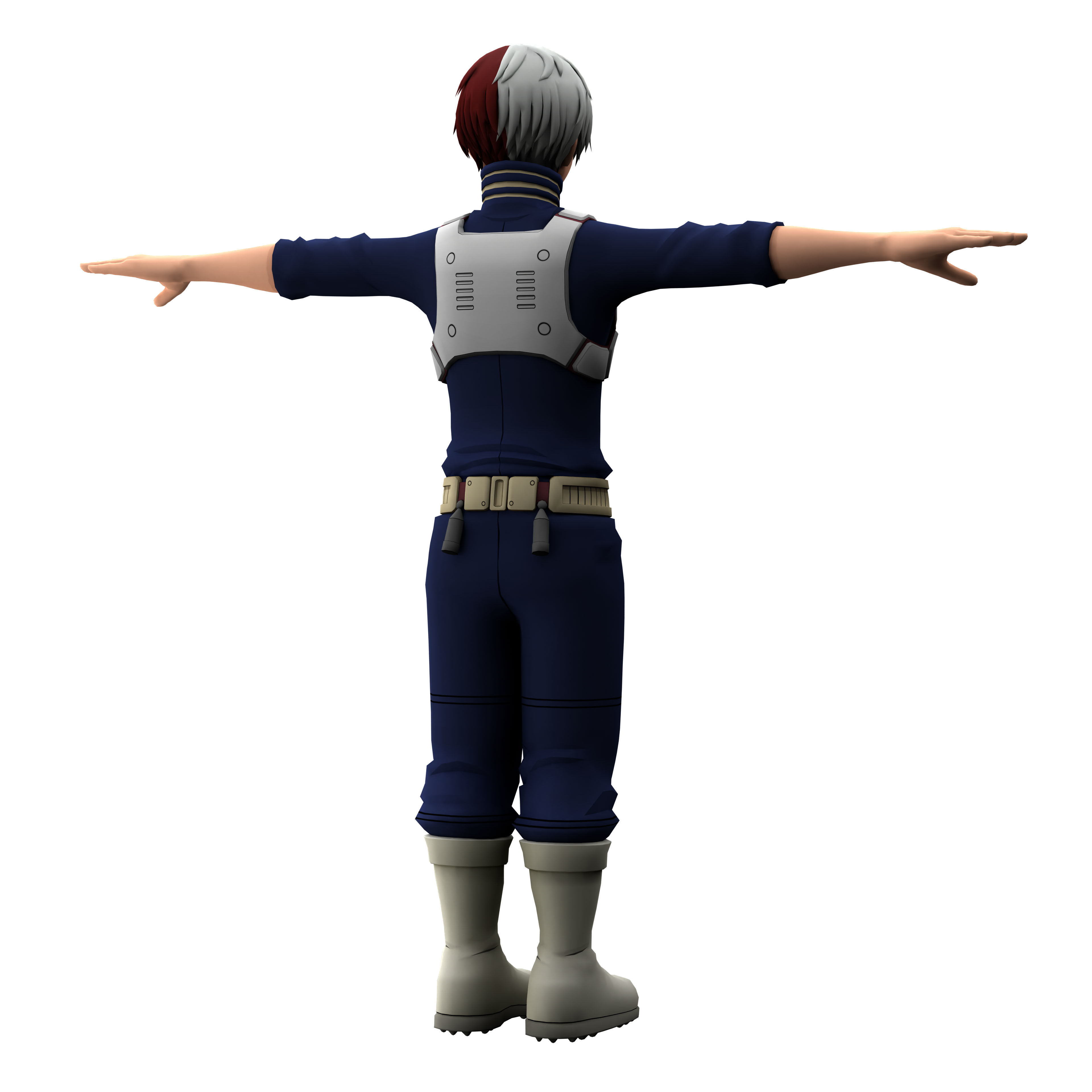 Shoto Todoroki 3D model_8