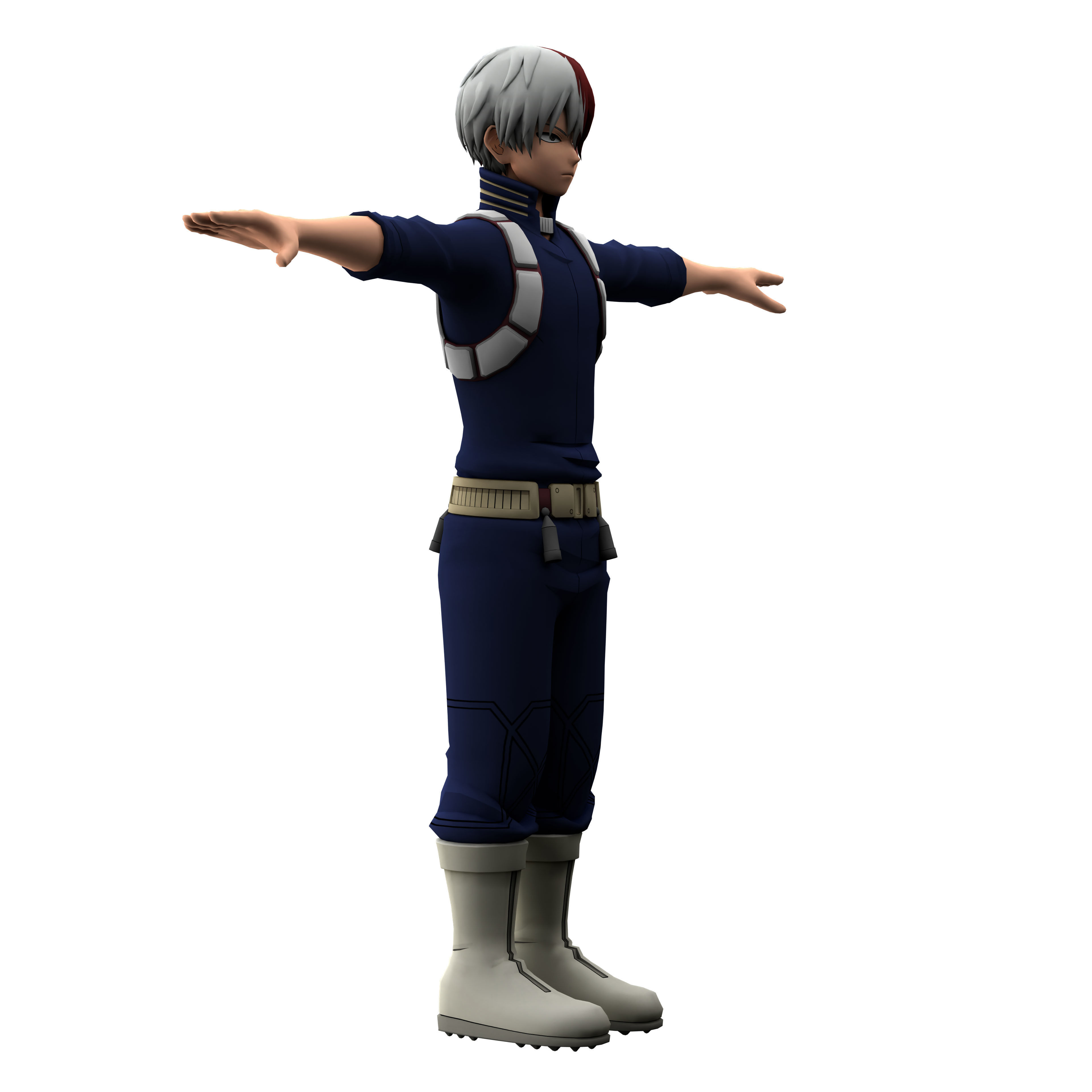 Shoto Todoroki 3D model_3