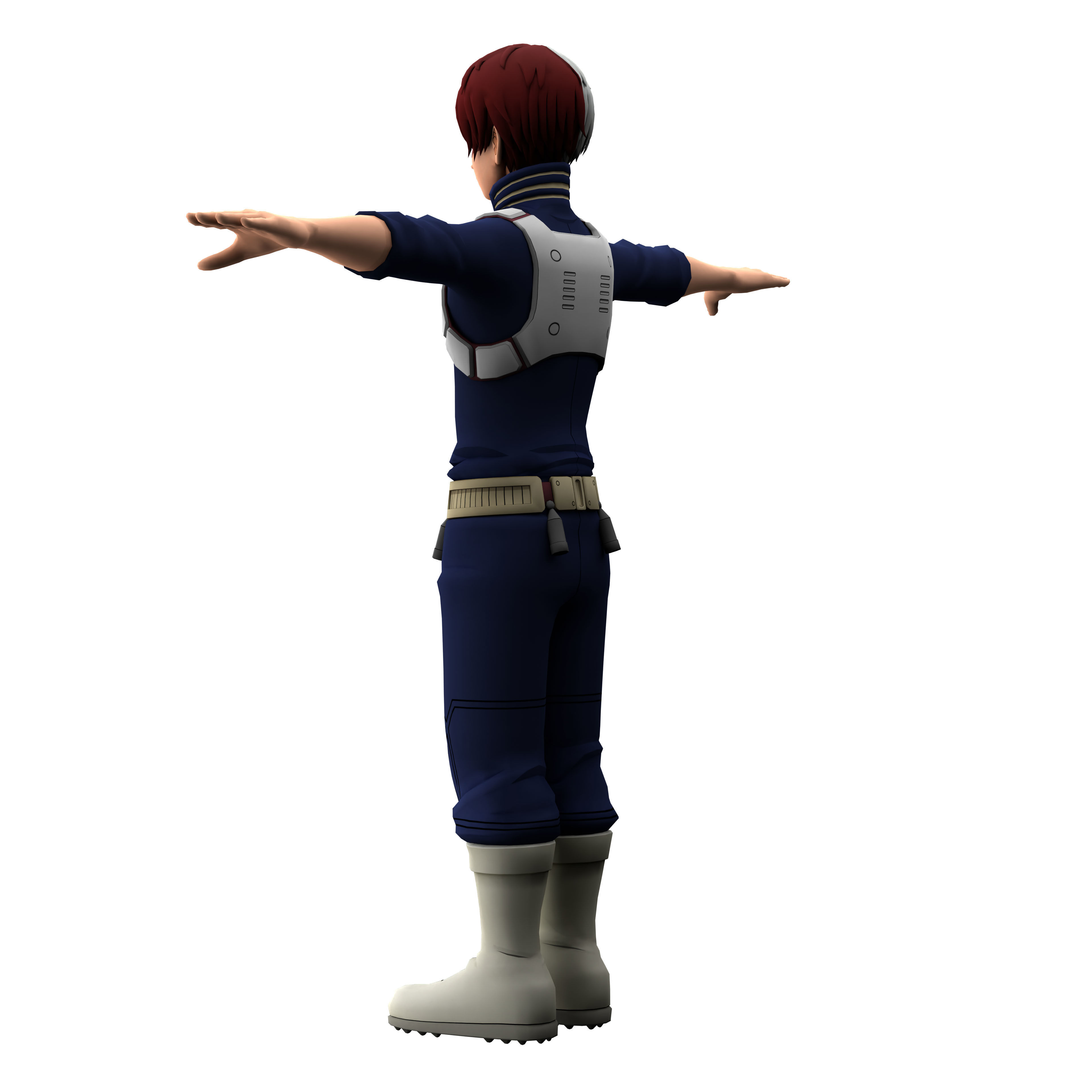 Shoto Todoroki 3D model_12