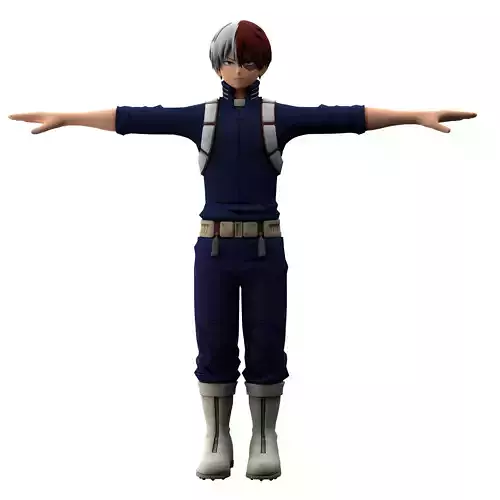 Shoto Todoroki 3D model