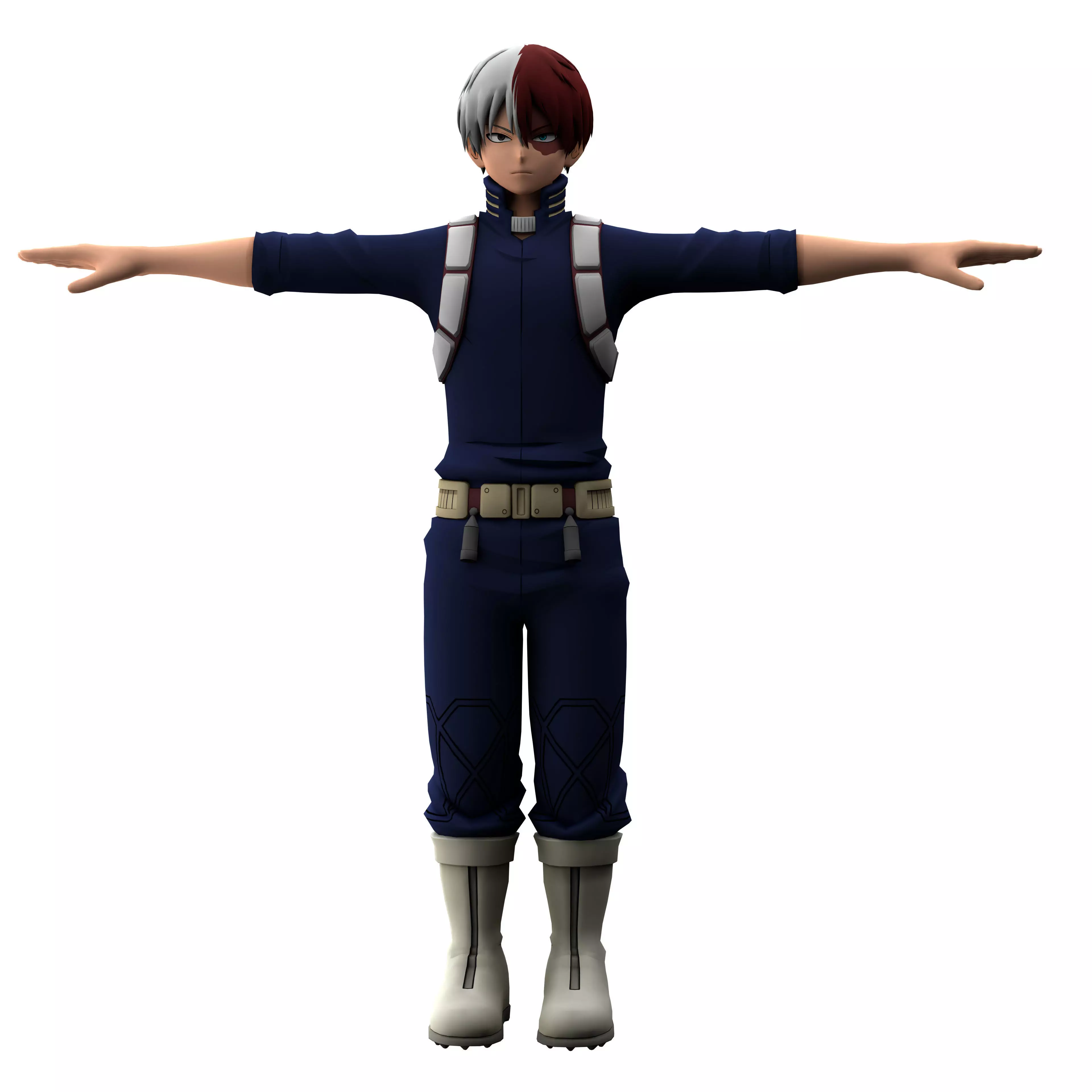 Shoto Todoroki 3D model_0