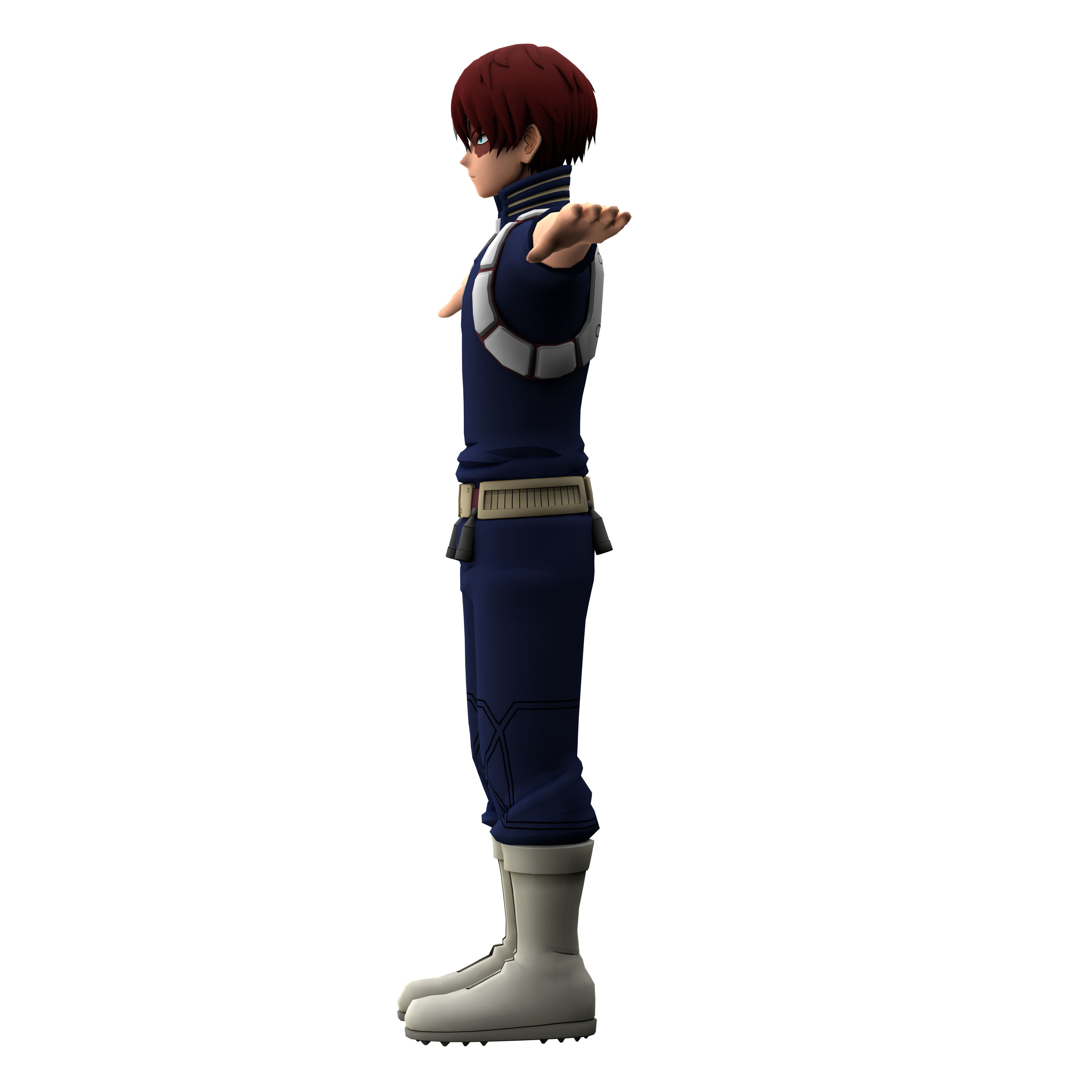 Shoto Todoroki 3D model_14