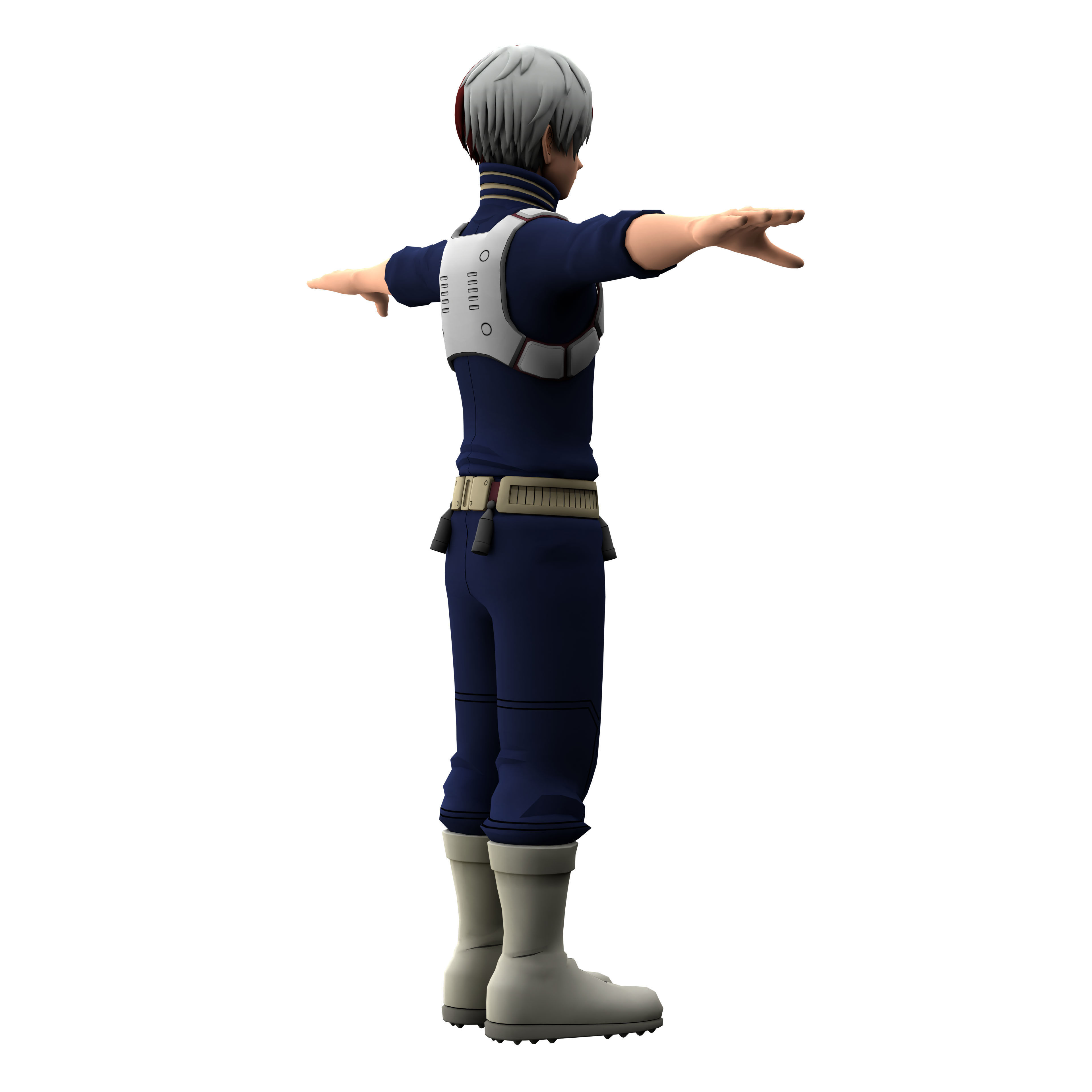 Shoto Todoroki 3D model_7