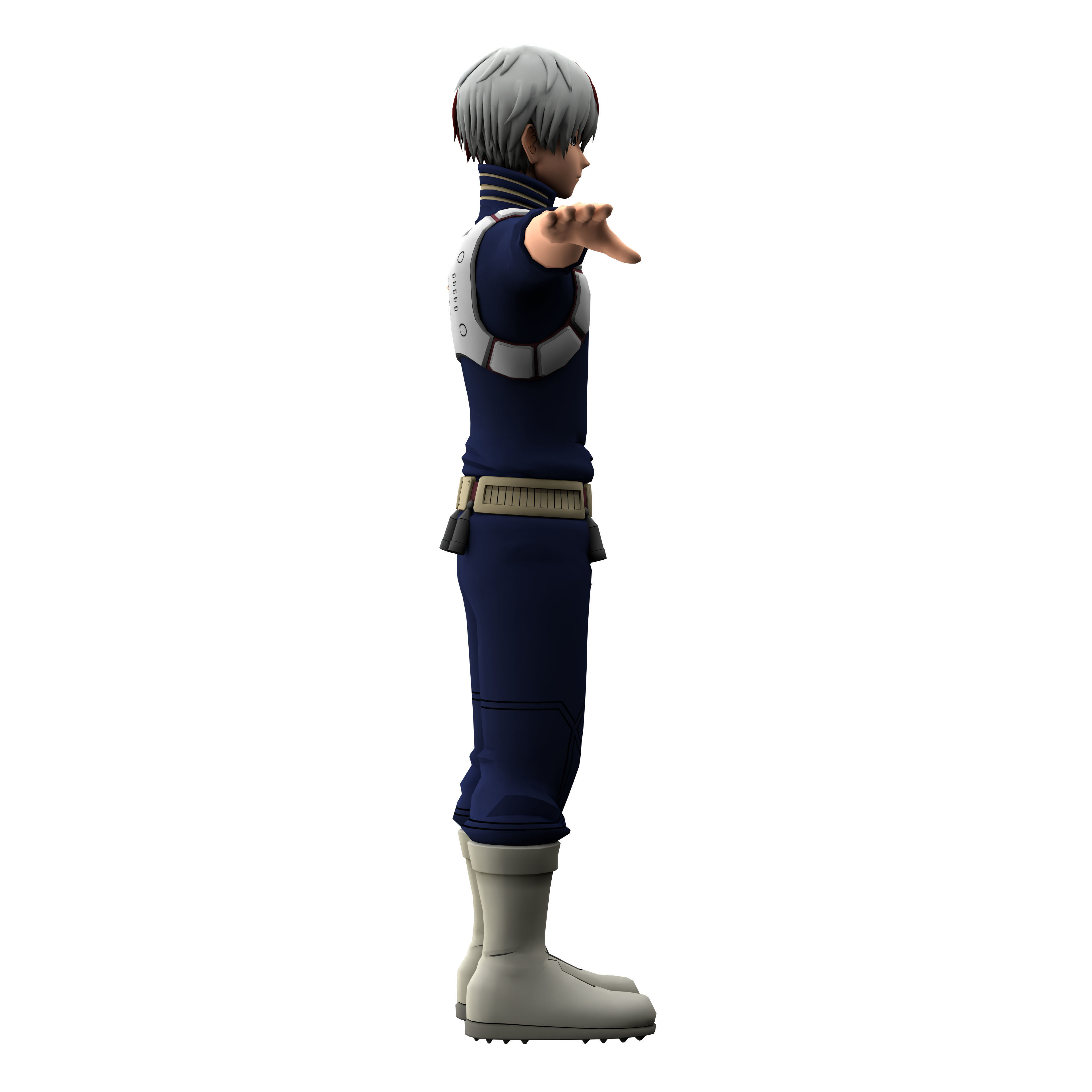 Shoto Todoroki 3D model_5