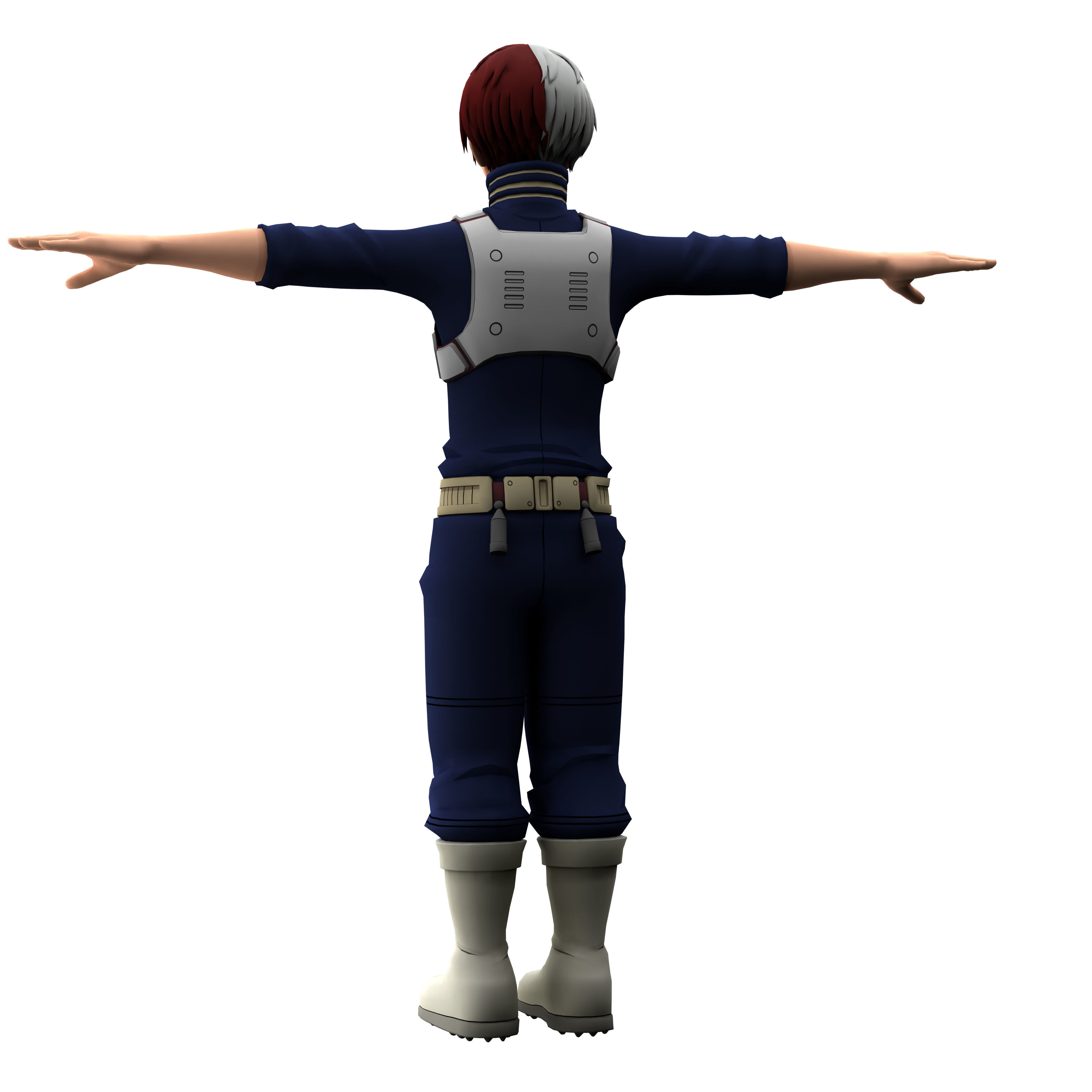 Shoto Todoroki 3D model_10