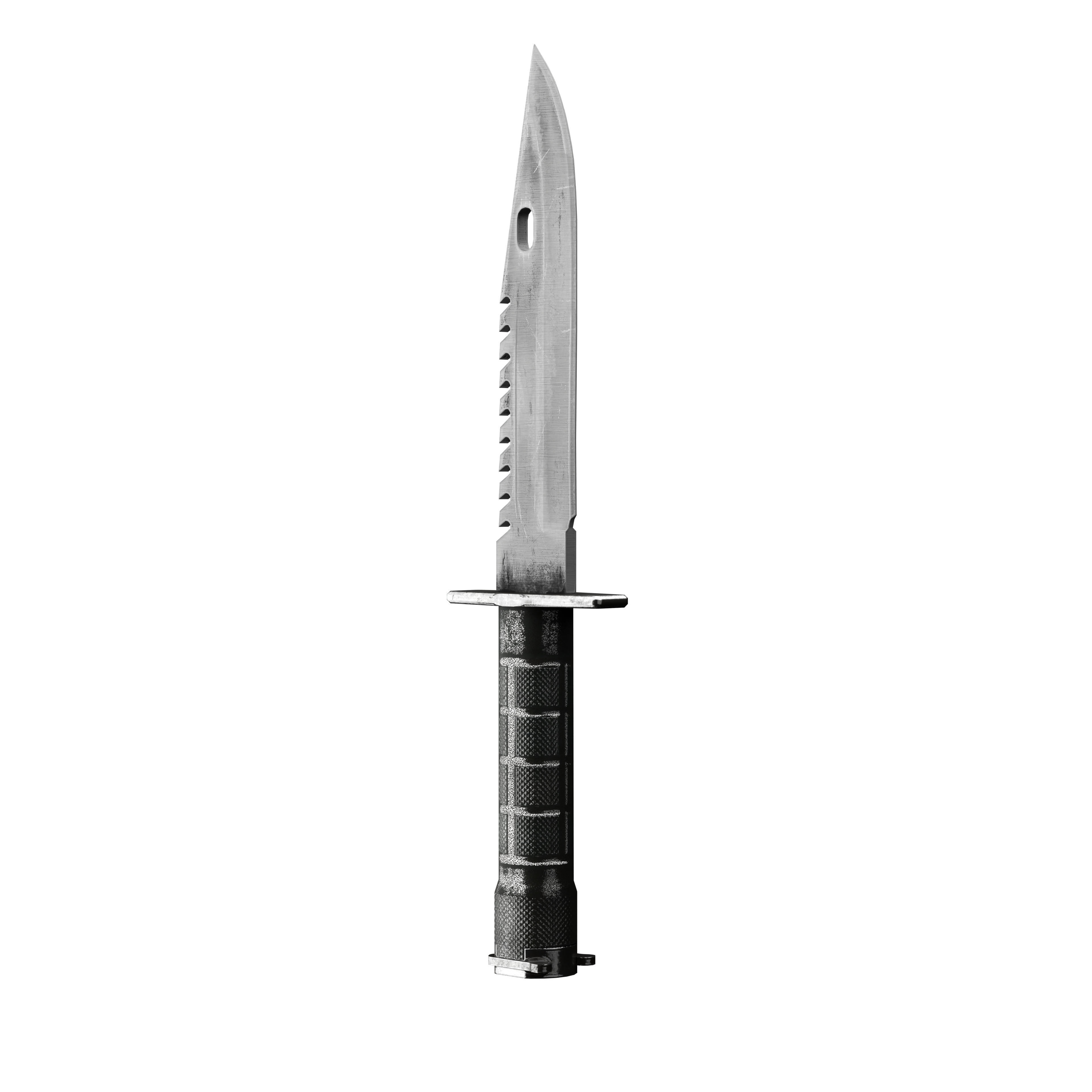 combat knife 3D model_8