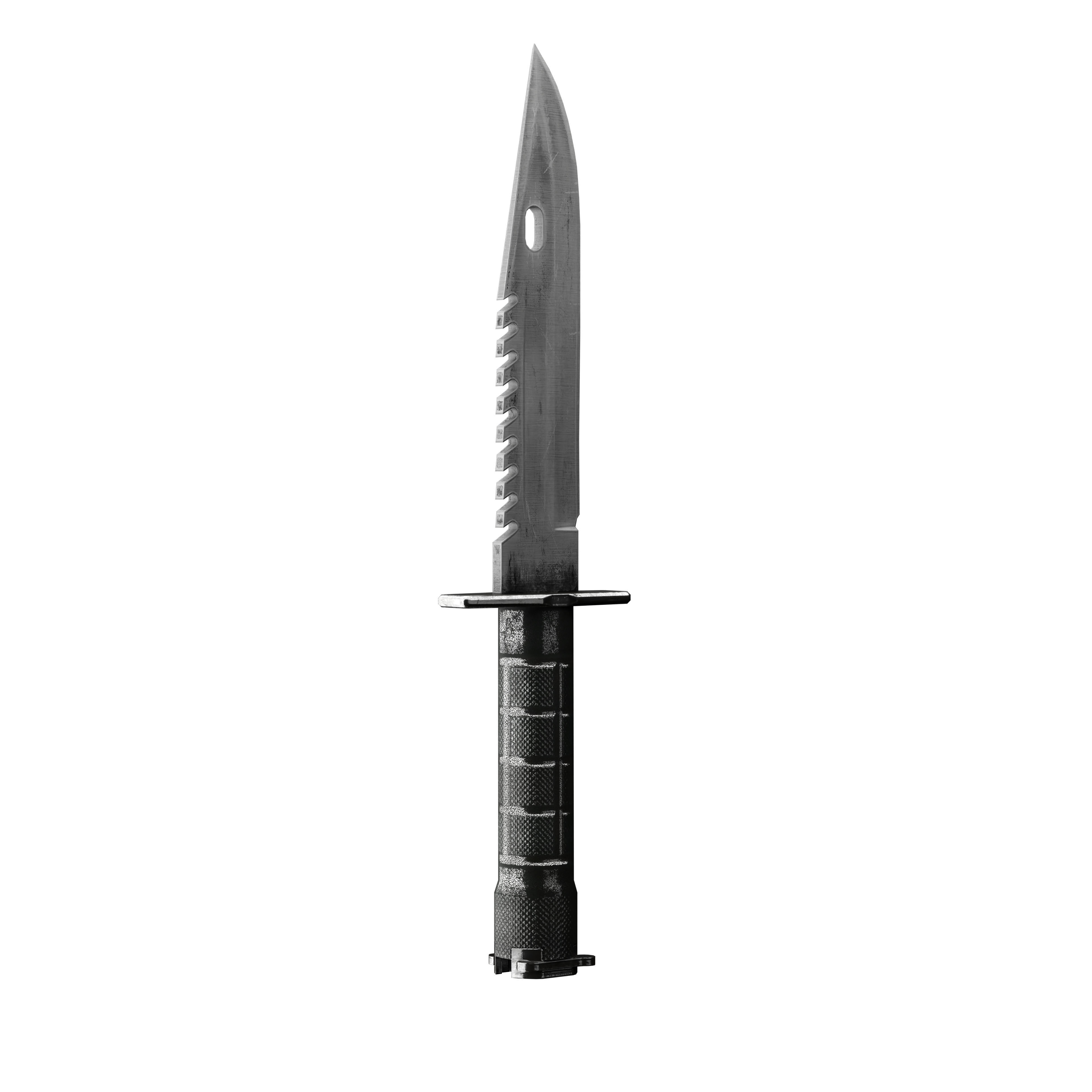 combat knife 3D model_11