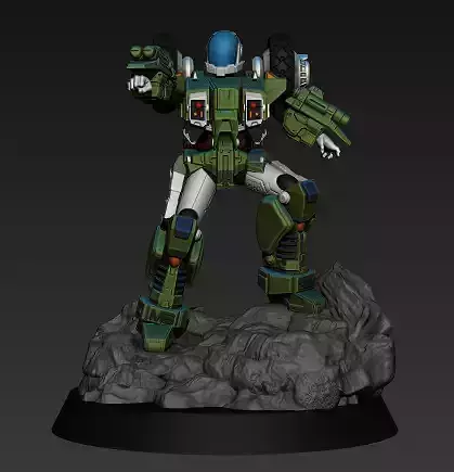 Cyclone Robotech 3D print model