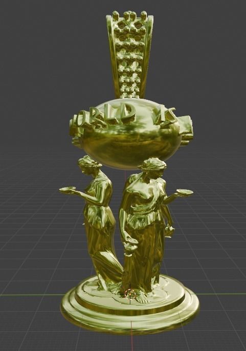 colgante de estatua the world is yours de pelicula scarface 3D print model_2