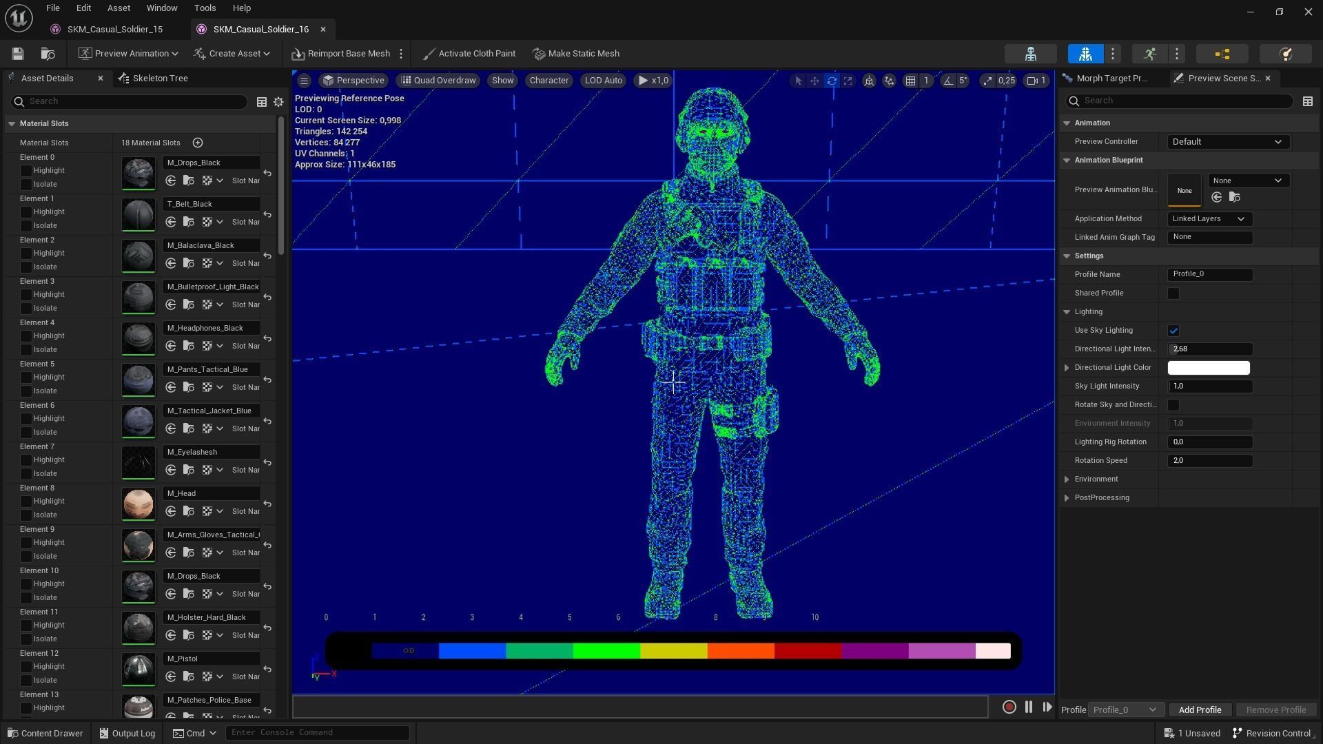 Casual Soldier 16 Low-poly 3D model_4