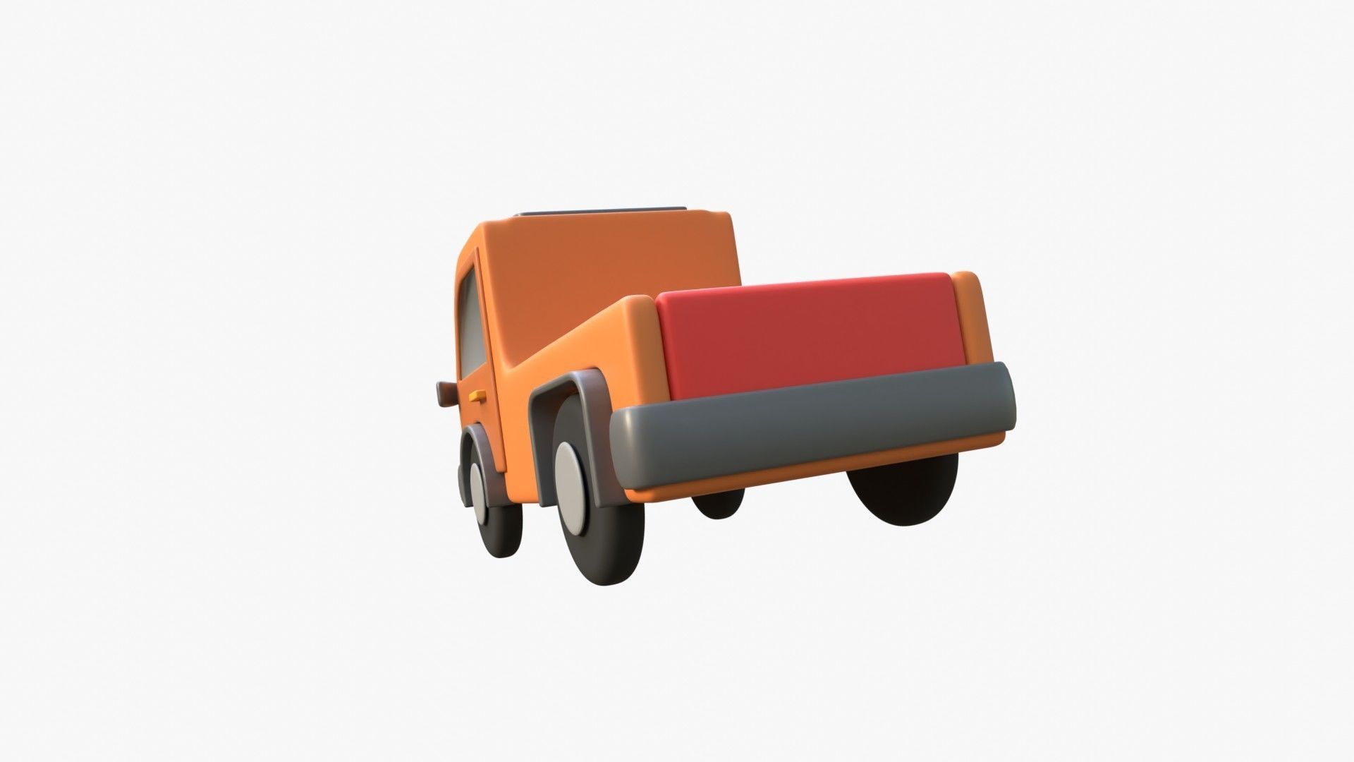Pickup Van 3D model_9