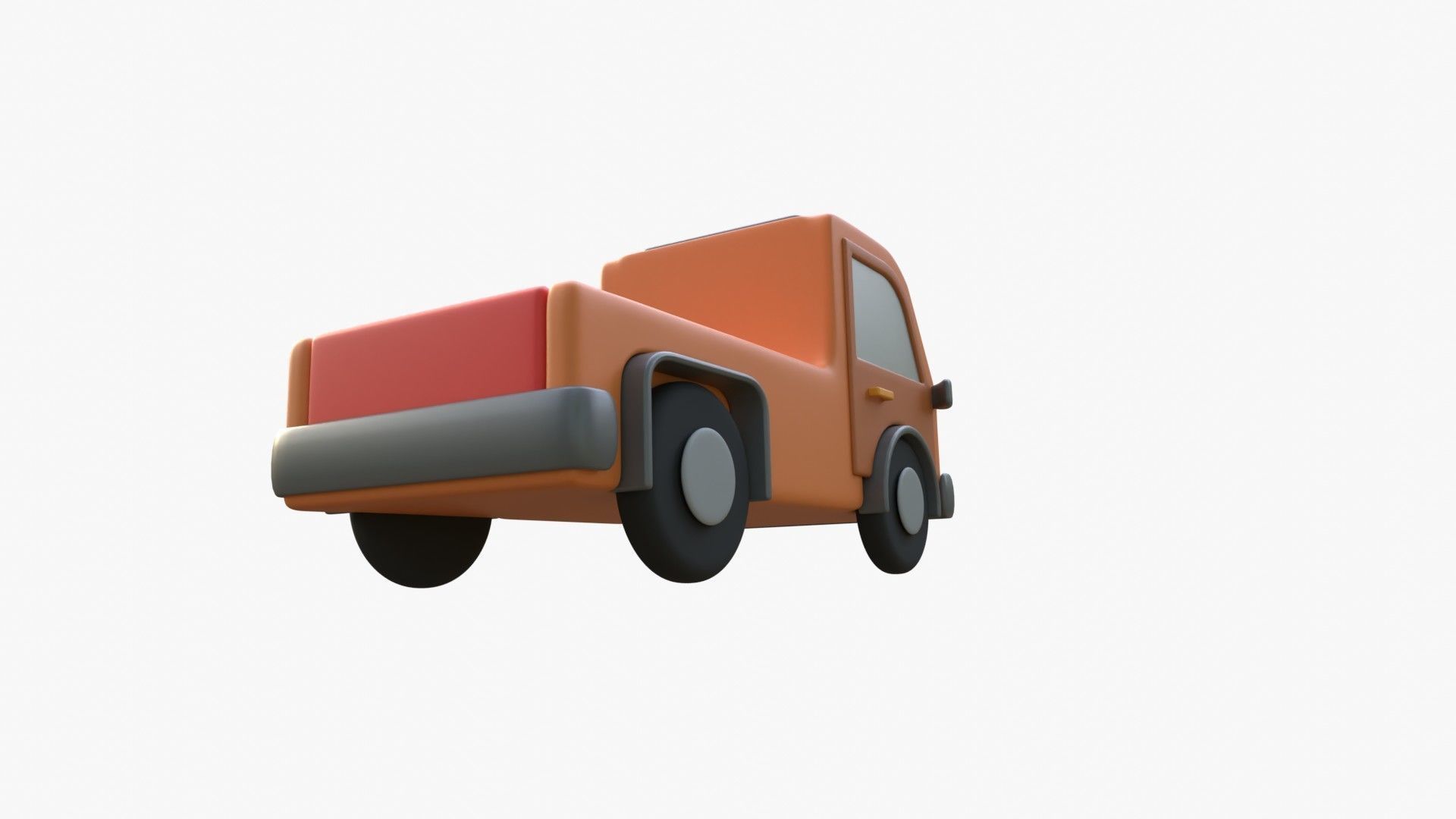 Pickup Van 3D model_12
