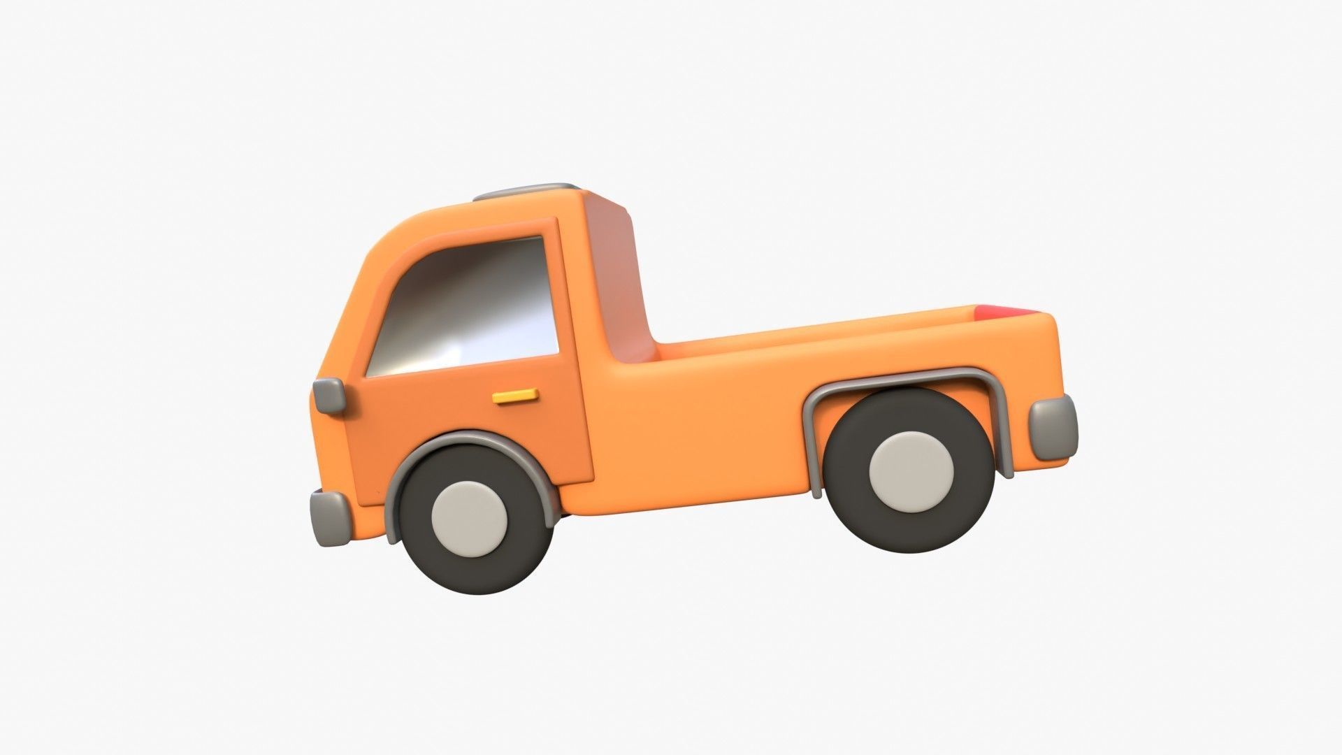 Pickup Van 3D model_5