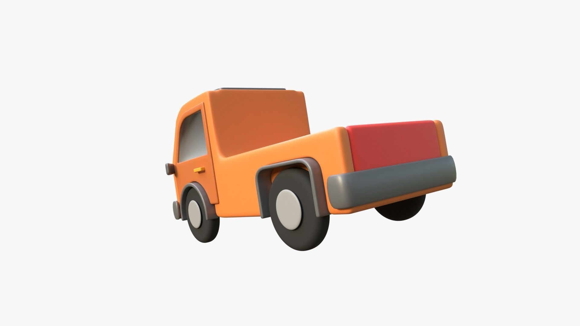 Pickup Van 3D model_8