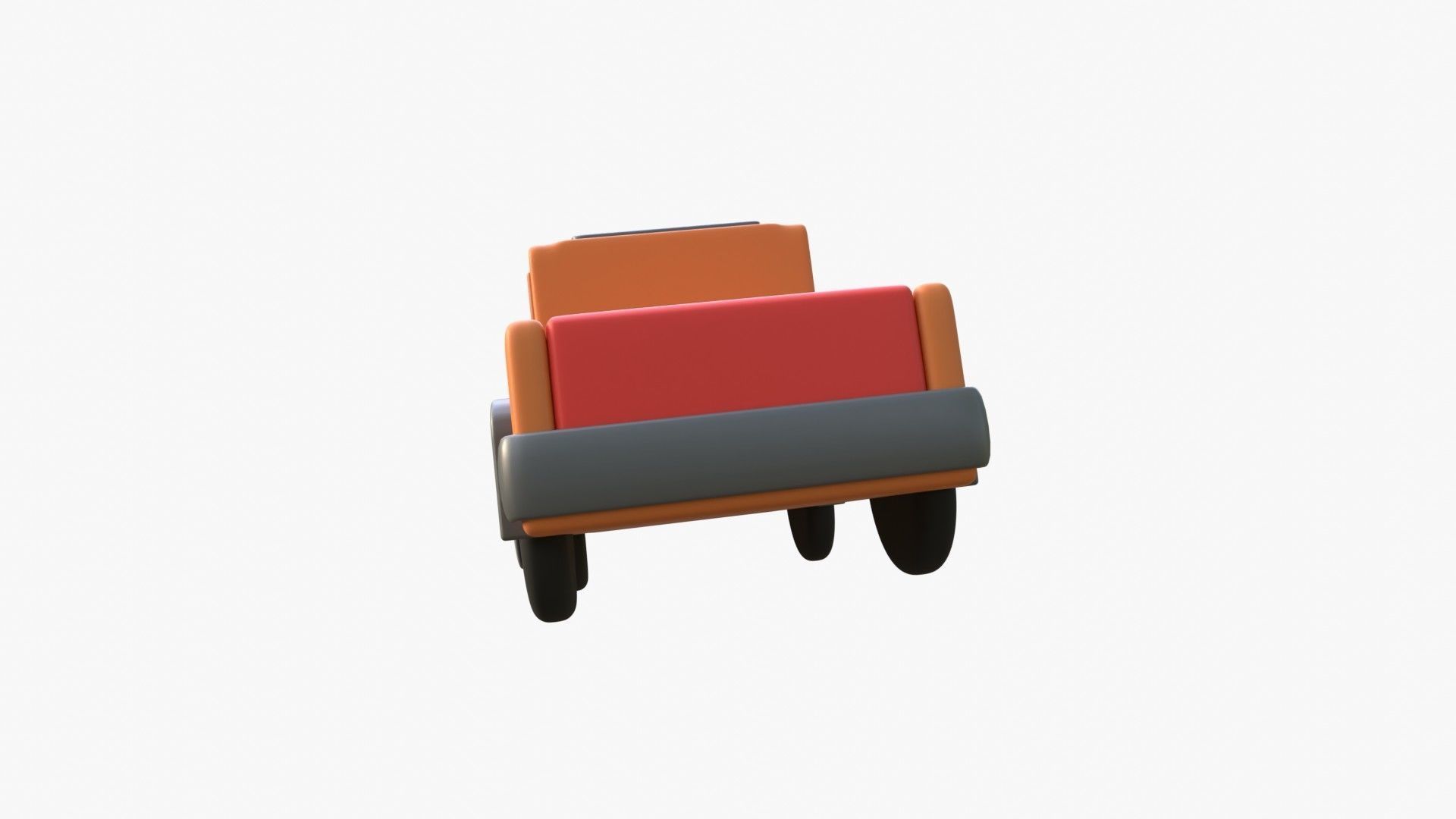Pickup Van 3D model_10