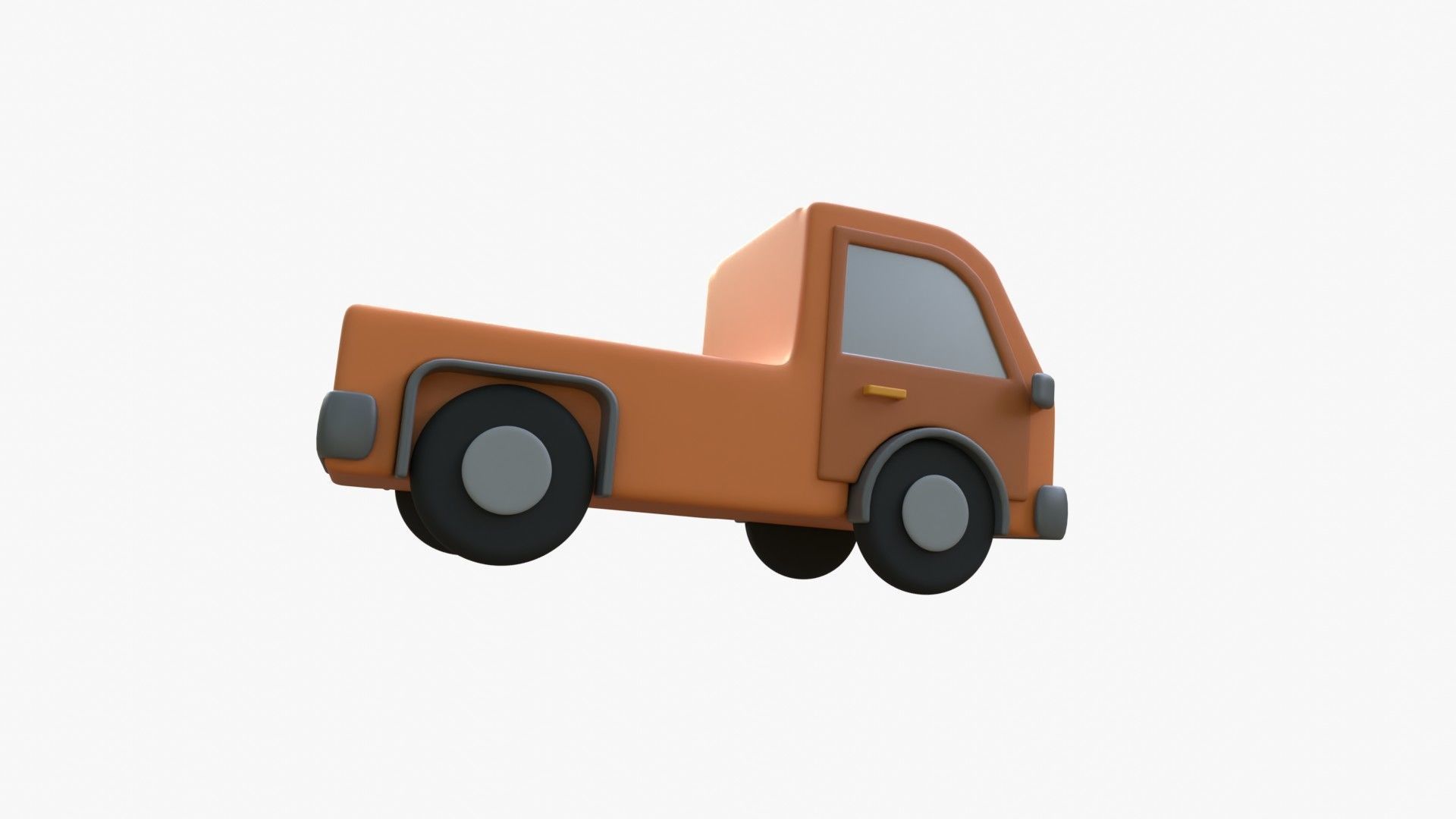 Pickup Van 3D model_14
