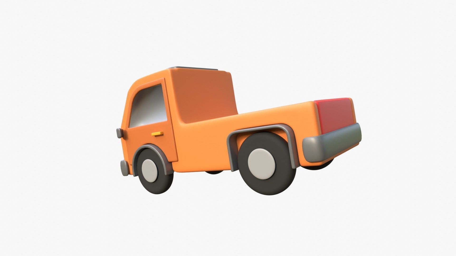 Pickup Van 3D model_7