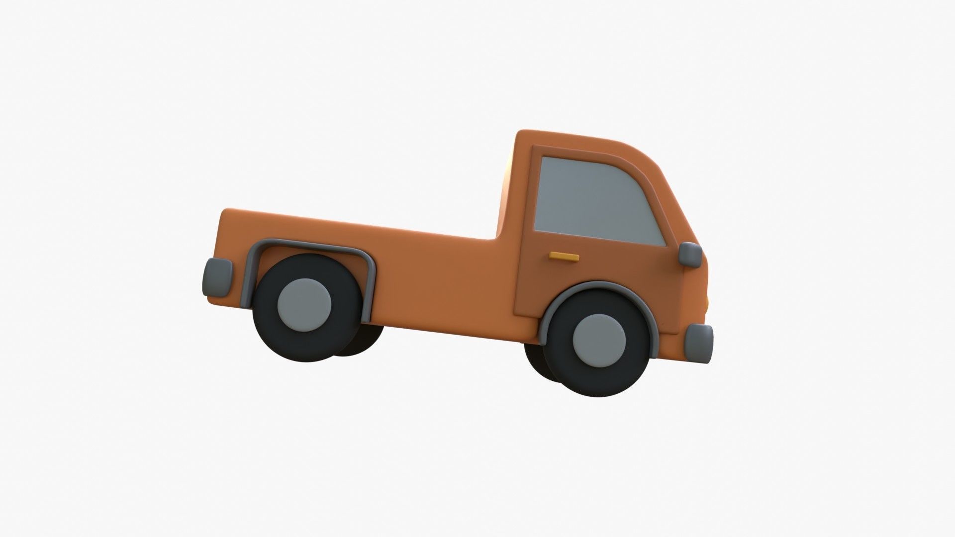 Pickup Van 3D model_15