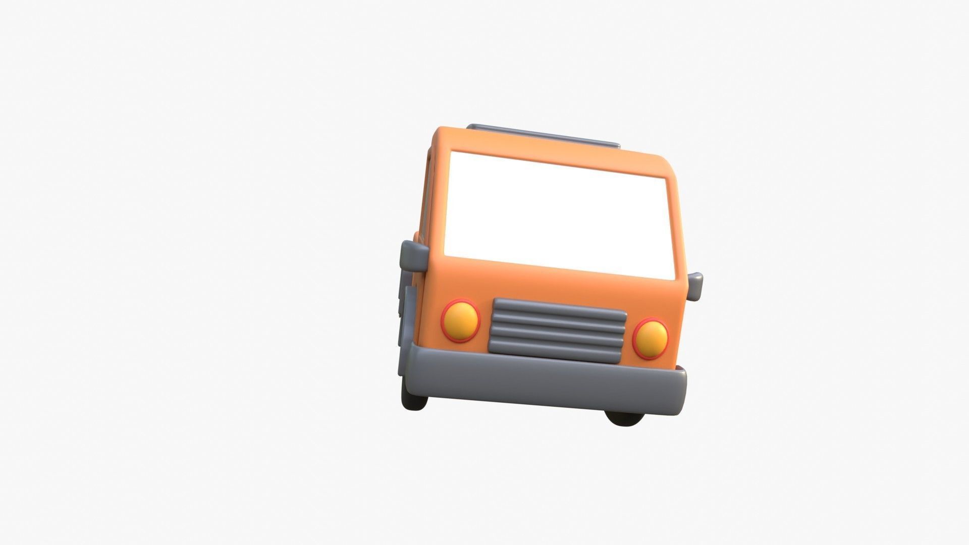Pickup Van 3D model_18