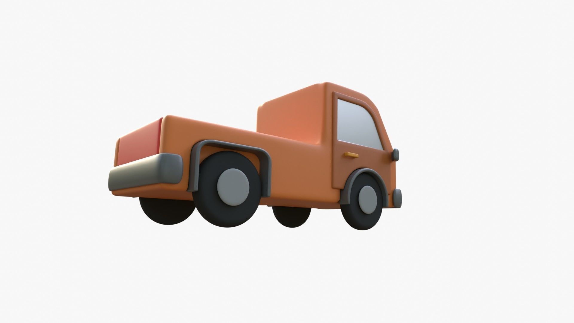 Pickup Van 3D model_13