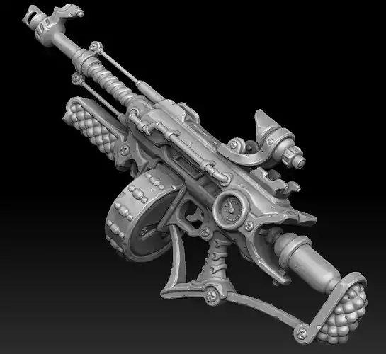 Steampunk assault rifle 3dprint