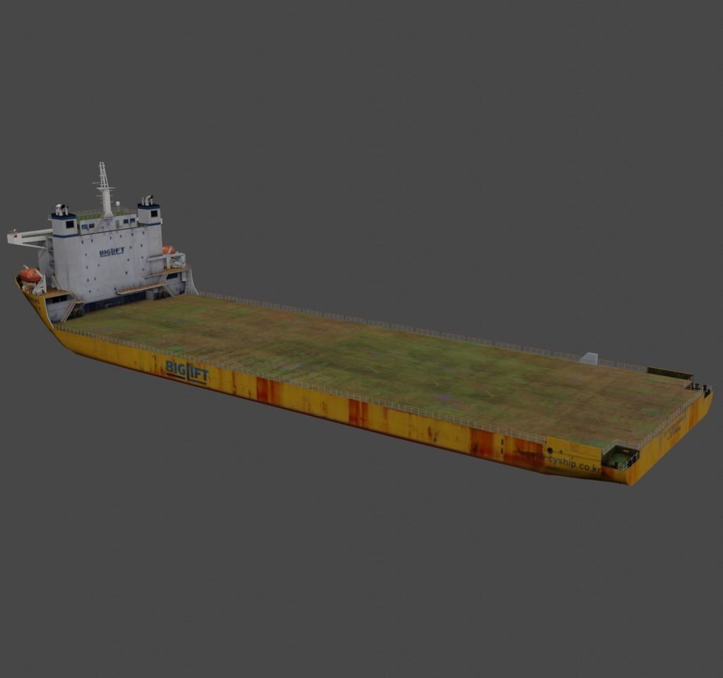 CY BIGLIFT Heavyload vessel Low-poly 3D model_7