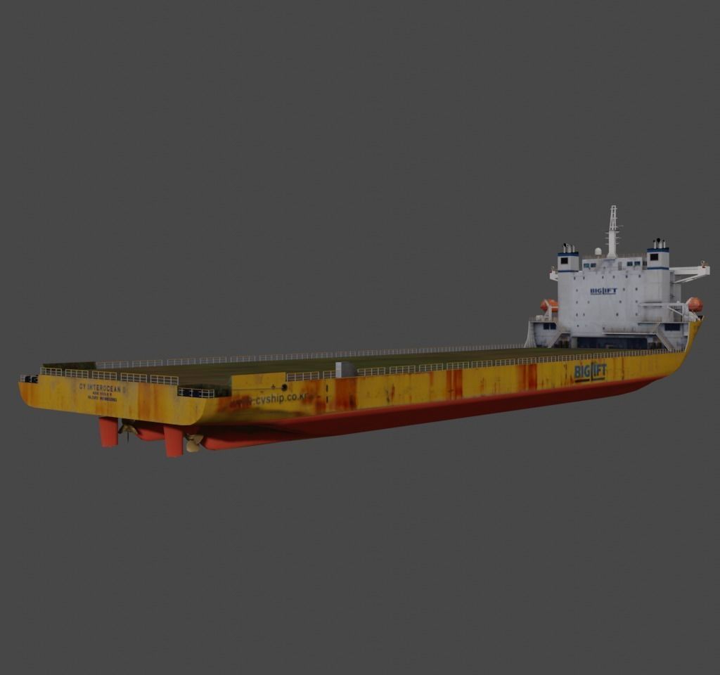 CY BIGLIFT Heavyload vessel Low-poly 3D model_5