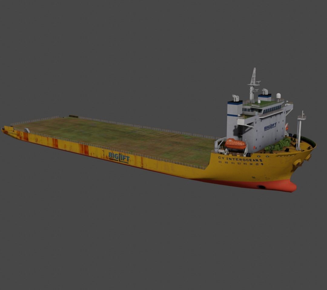 CY BIGLIFT Heavyload vessel Low-poly 3D model_9