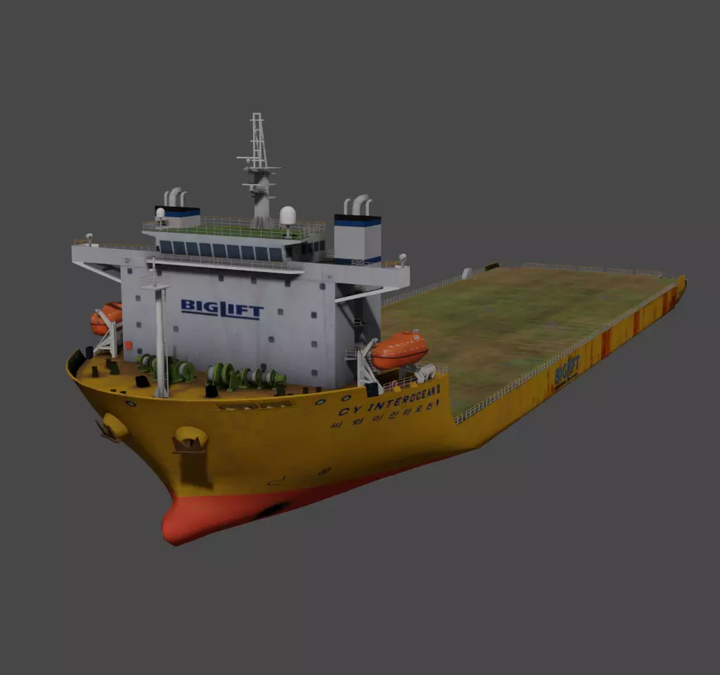 CY BIGLIFT Heavyload vessel Low-poly 3D model_0